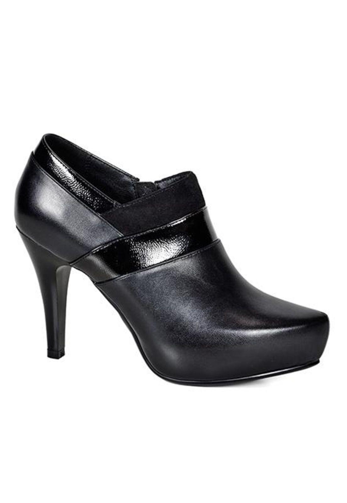 Botín Mujer Nuria Negro-0