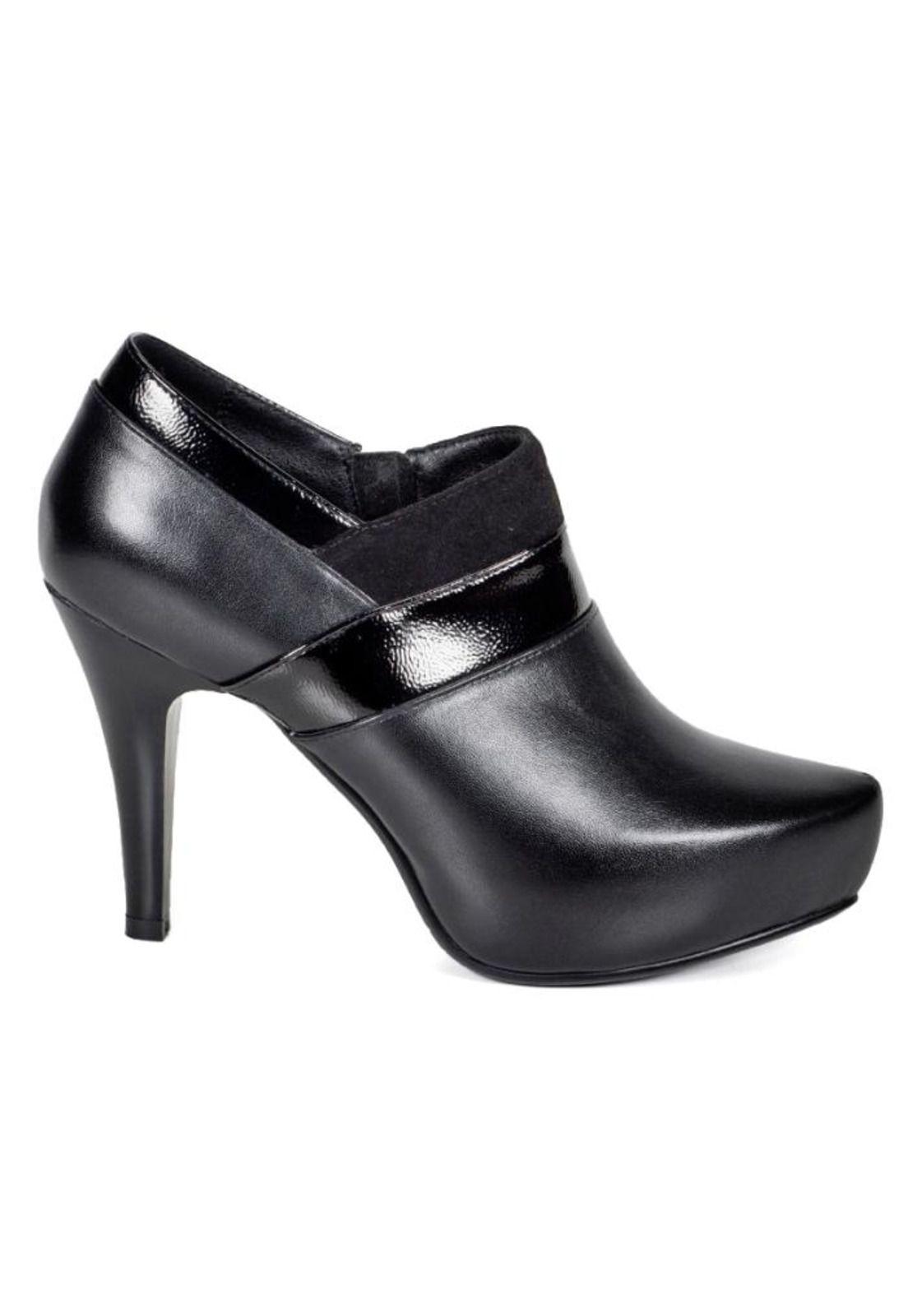 Botín Mujer Nuria Negro-1