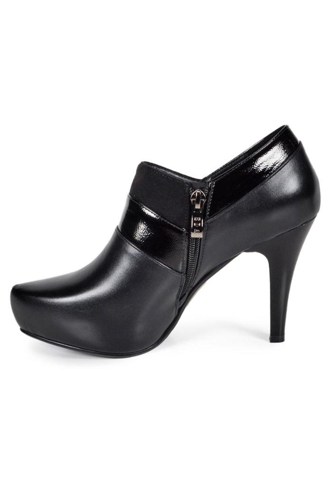 Botín Mujer Nuria Negro-3