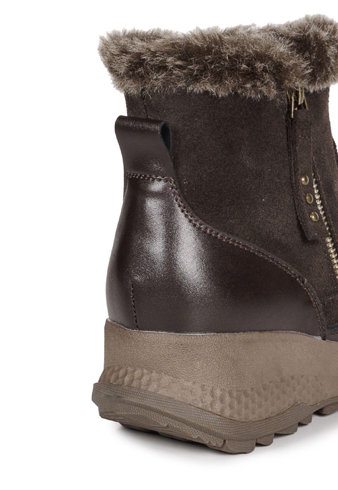 Botín Cuero Inseln Café-3