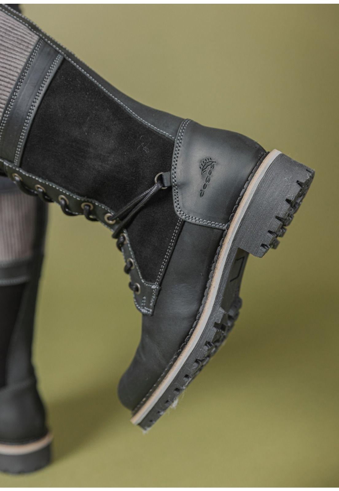 Bota Cuero Evora Negro-7