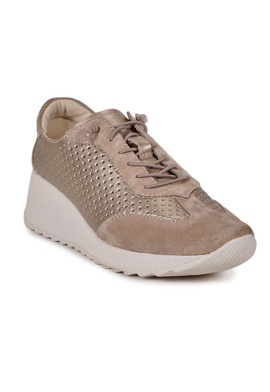 Zapatilla Cuero Zama Bronce-1