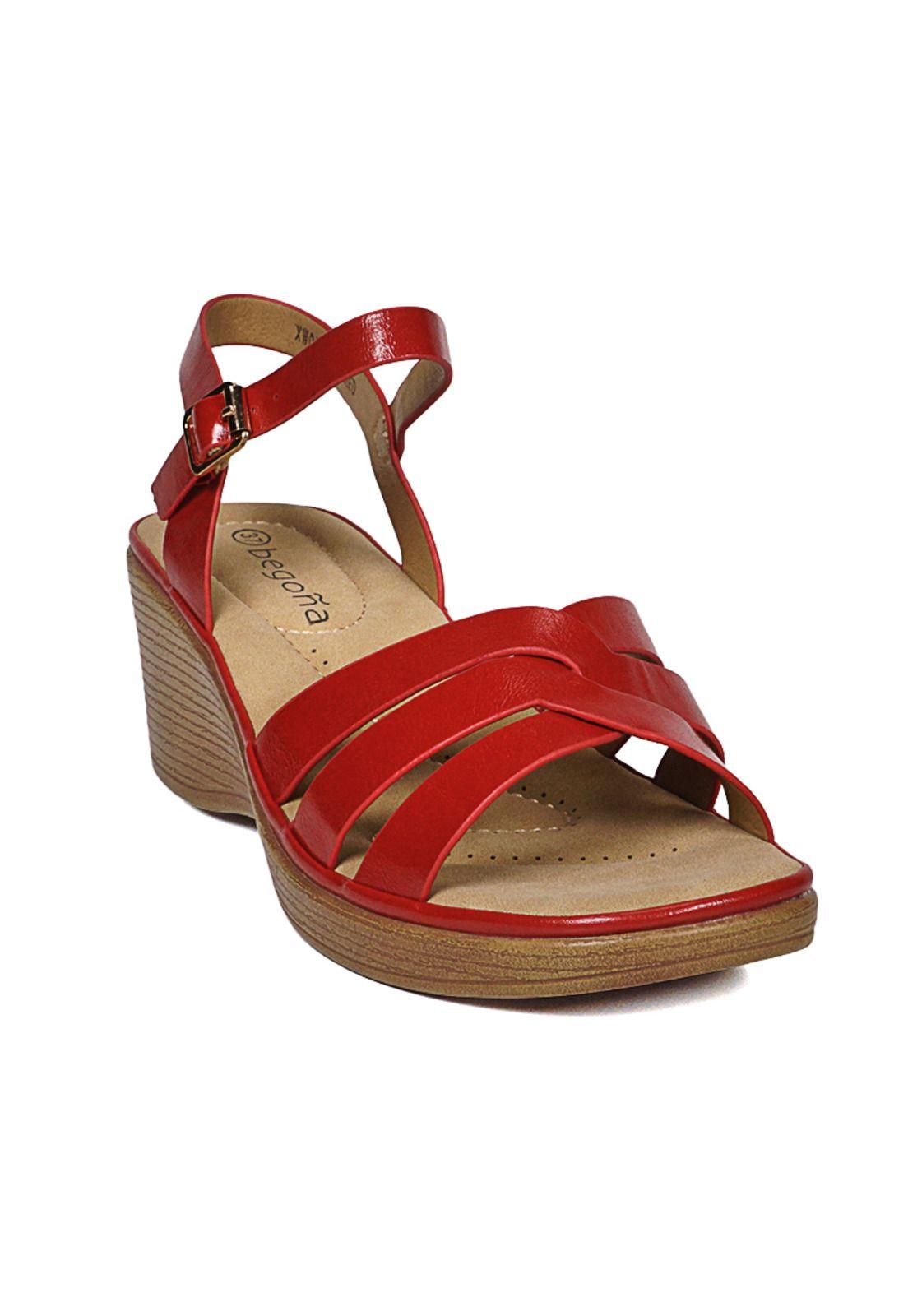 Sandalia Adelia Rojo-3