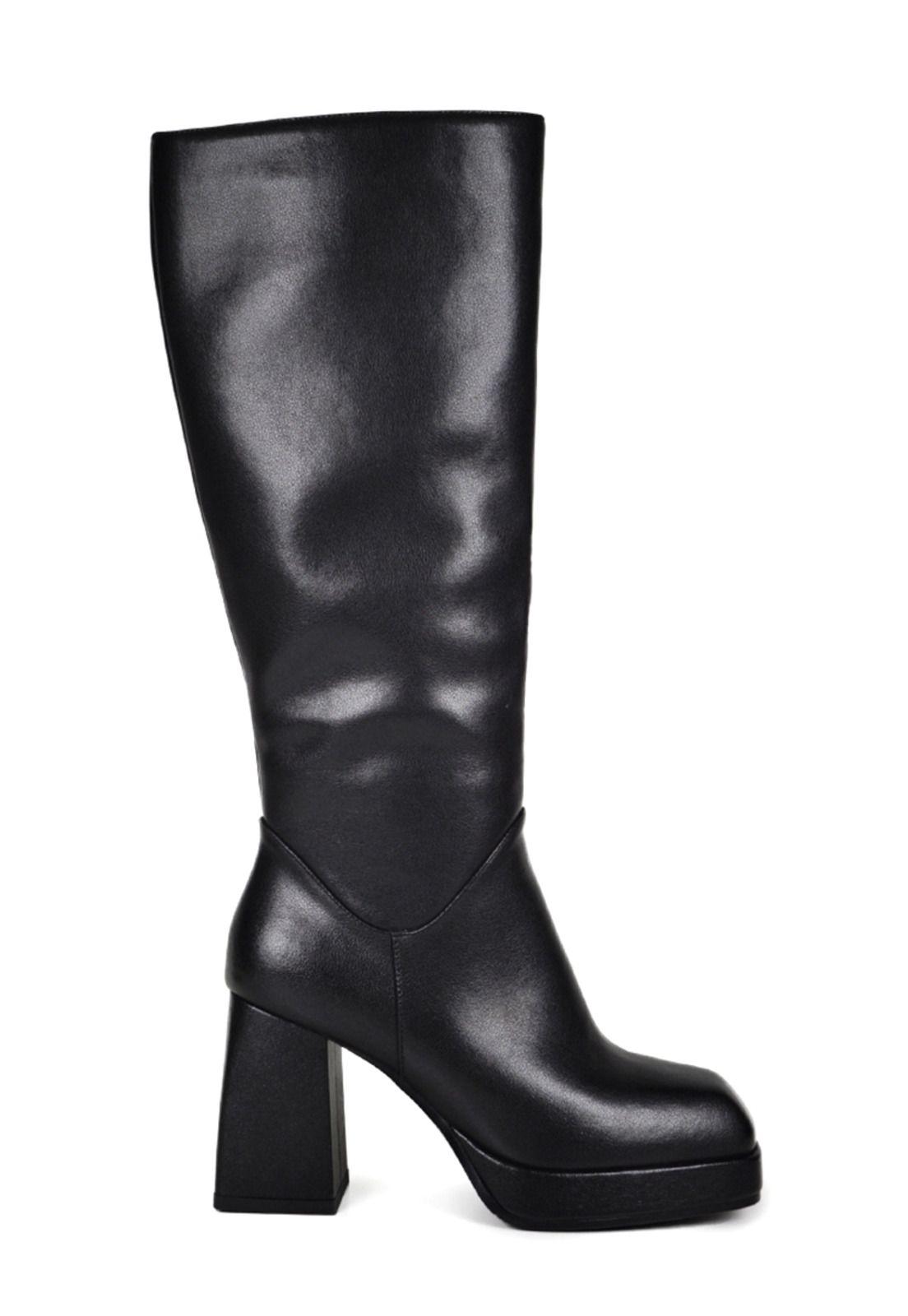 Bota Cuero Veruska Negro-0