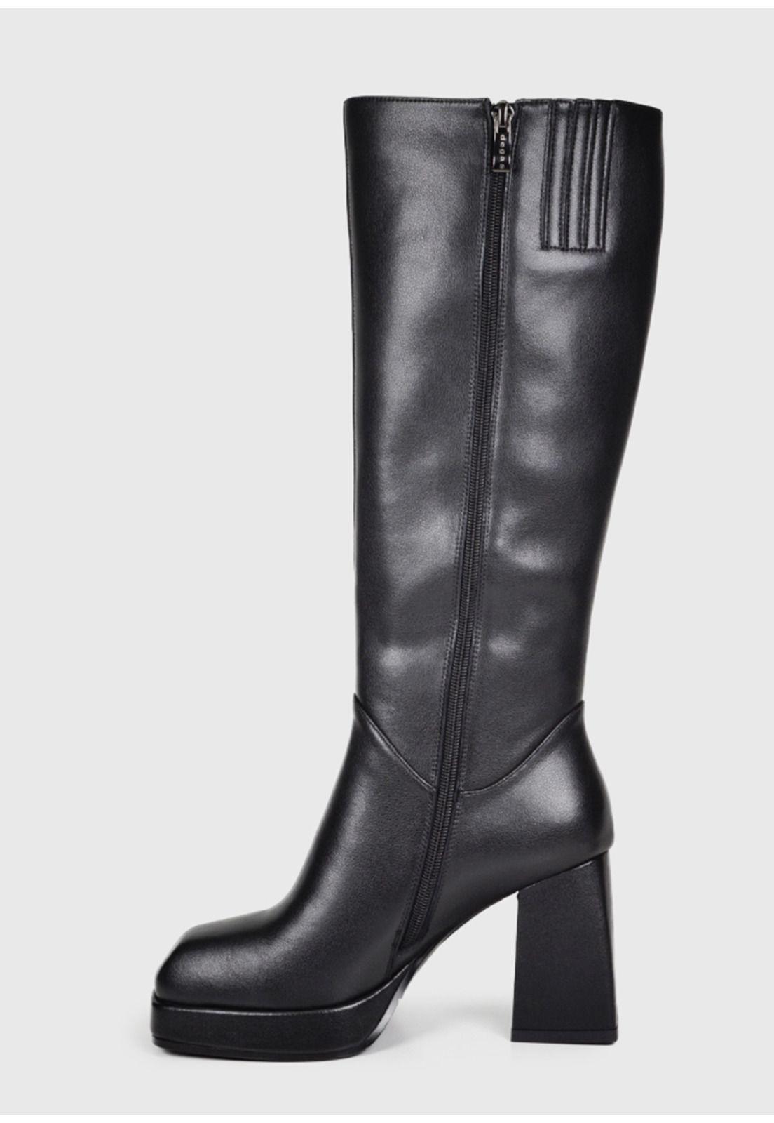 Bota Cuero Veruska Negro-4