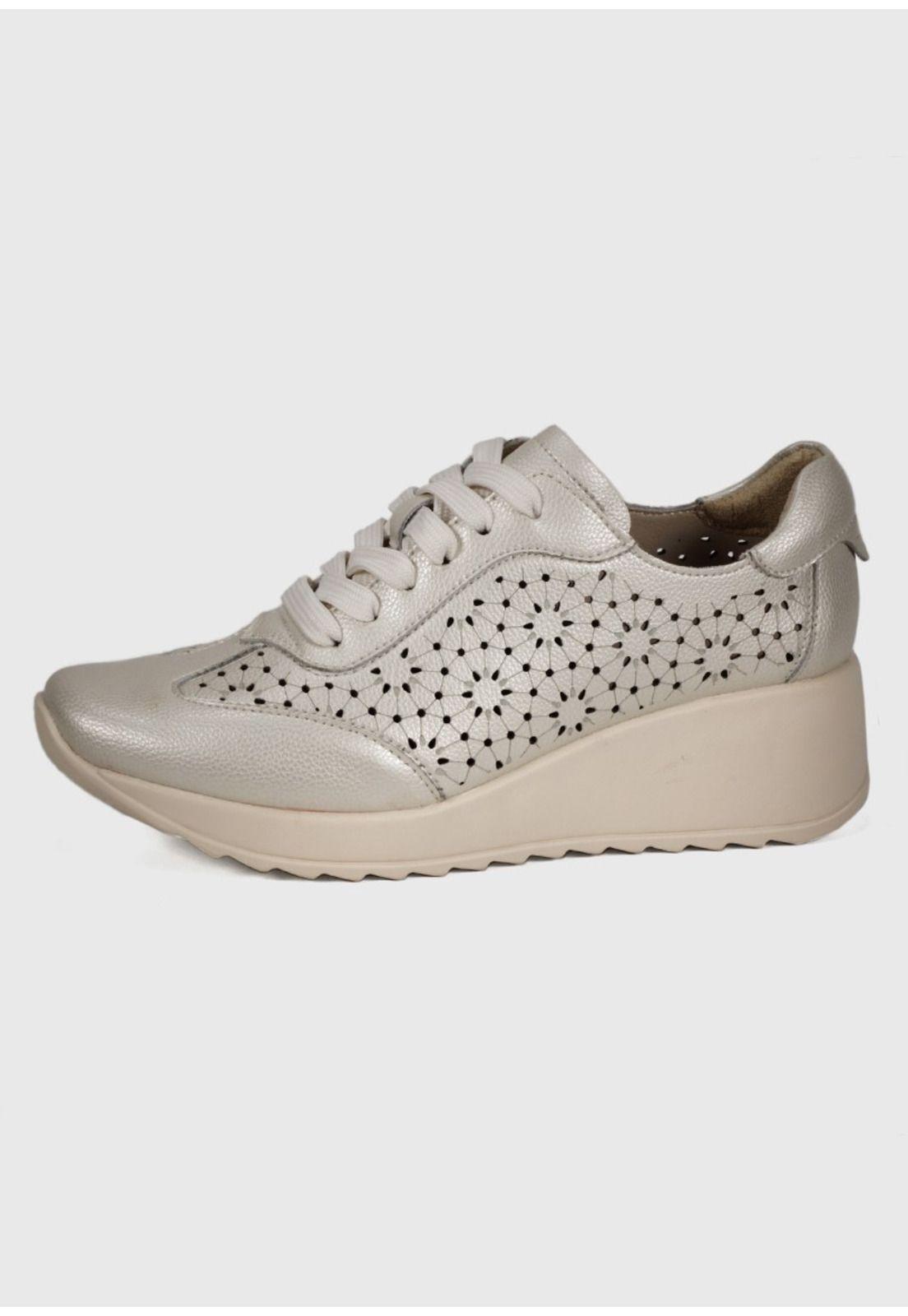 Zapatilla Cuero Felisa Dorado-0