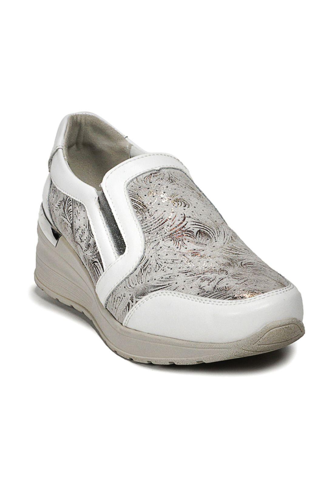 Zapatilla Cuero Ibbie Blanco-2