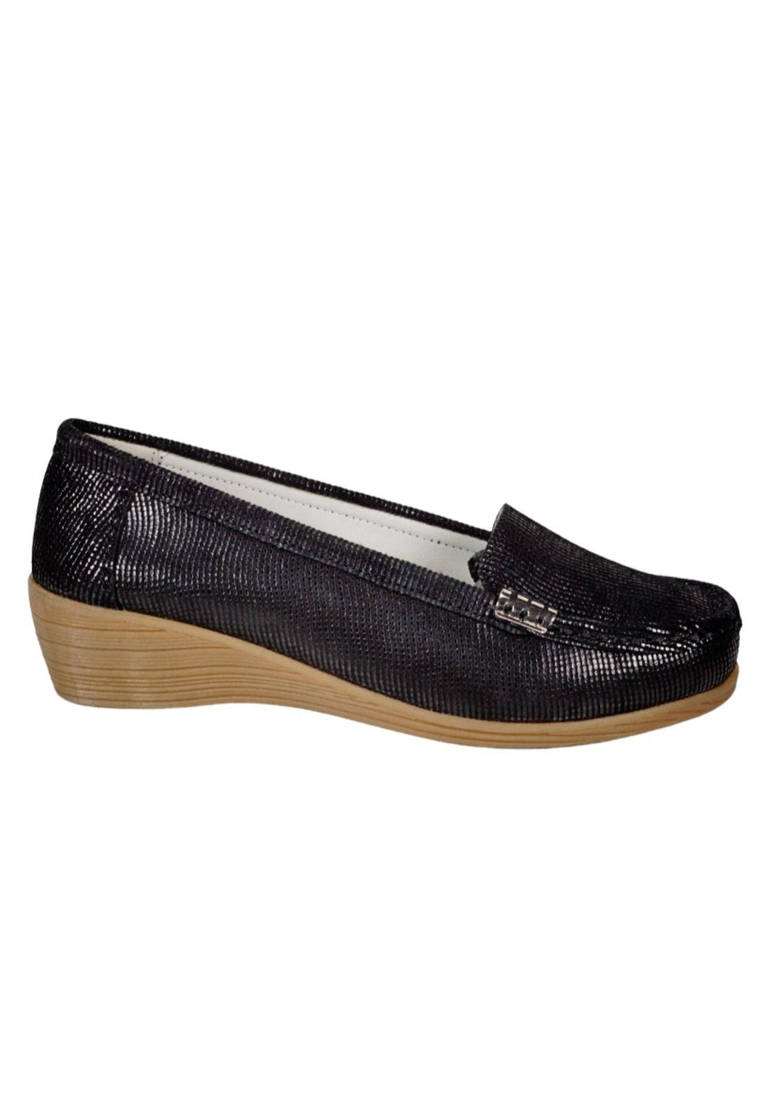 Mocasín Cuero Helen Negro-0