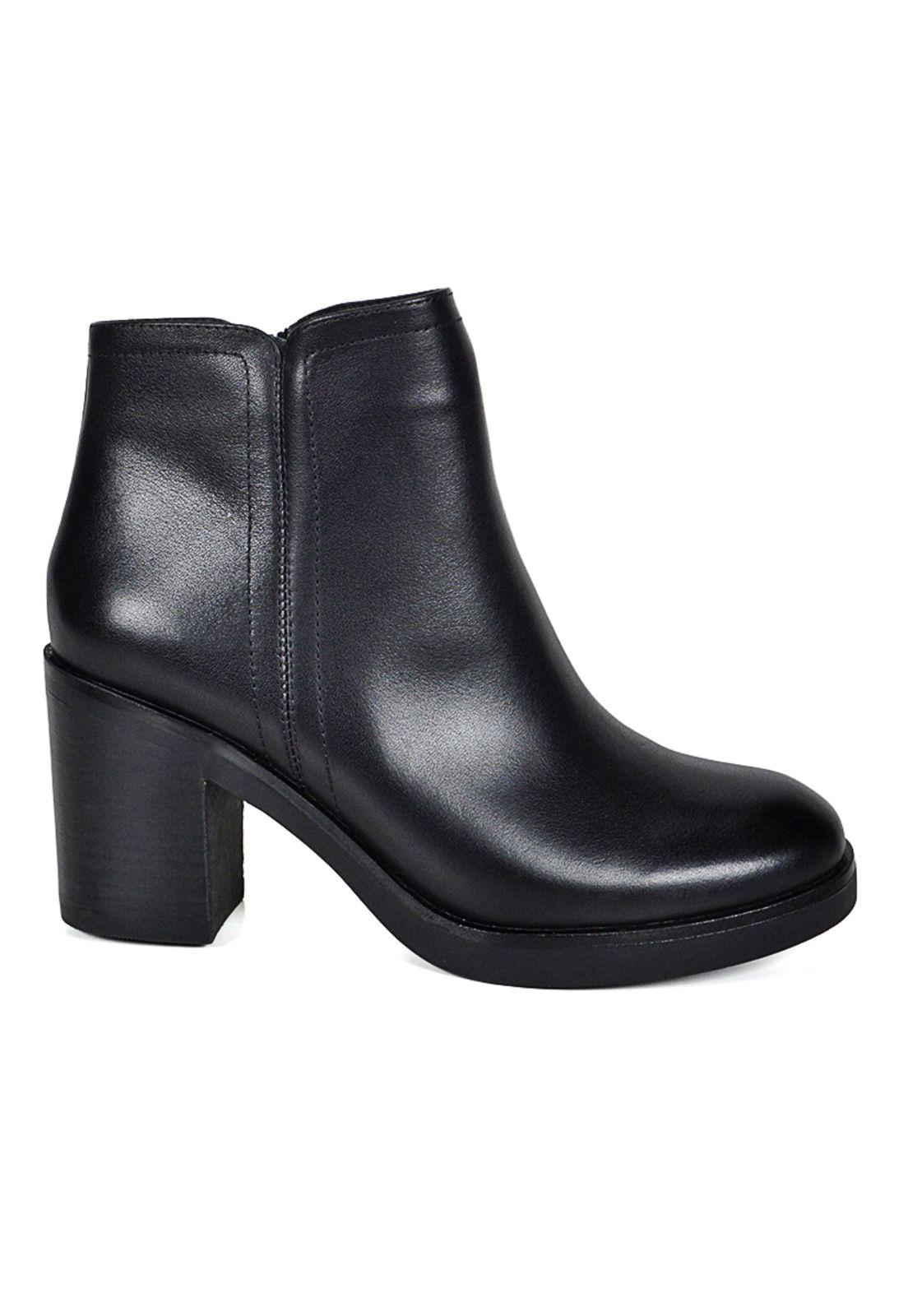 Botín Cuero Zahra Negro-0