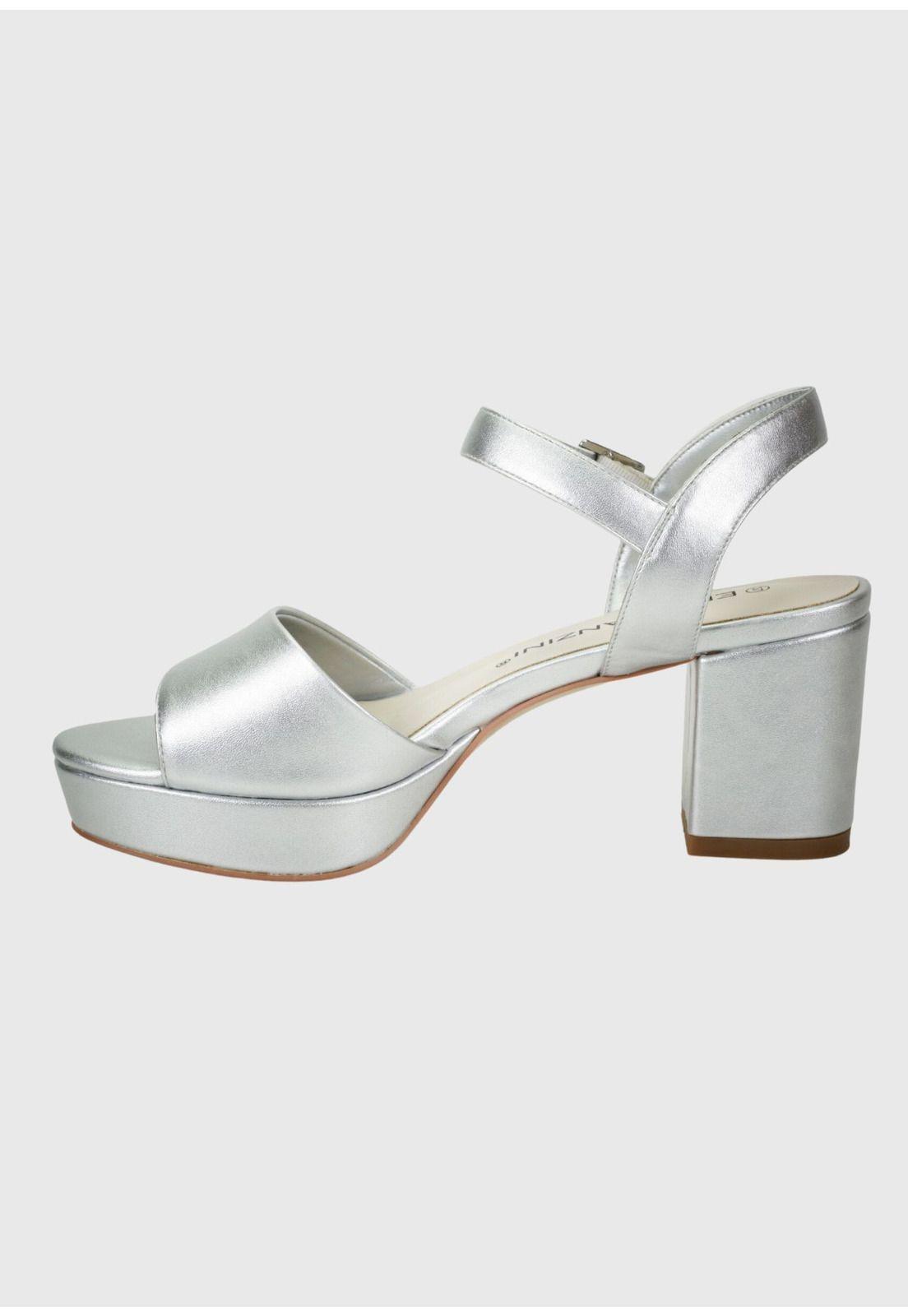 Sandalia Jimena Plateado-5