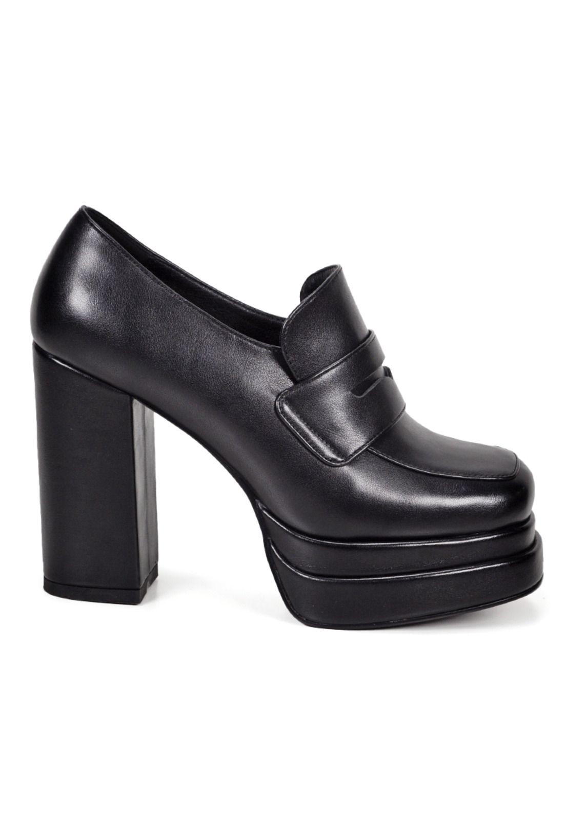 Zapato Pastora Negro-0