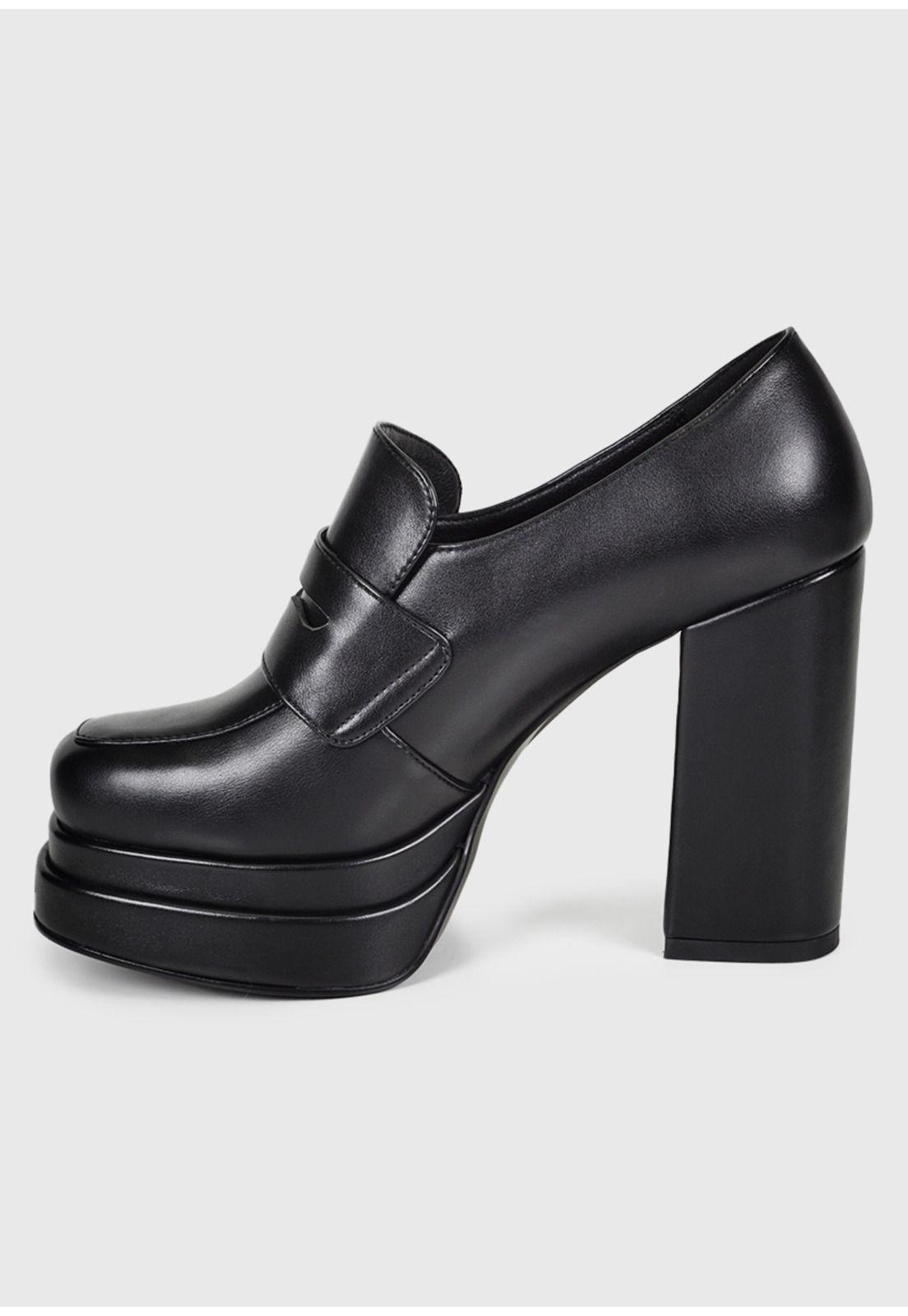 Zapato Pastora Negro-4