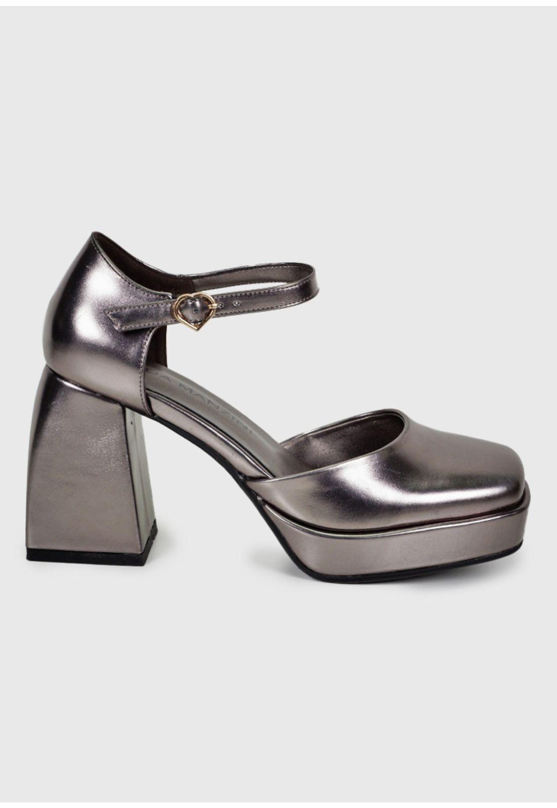 Sandalia Colette Plateado-3