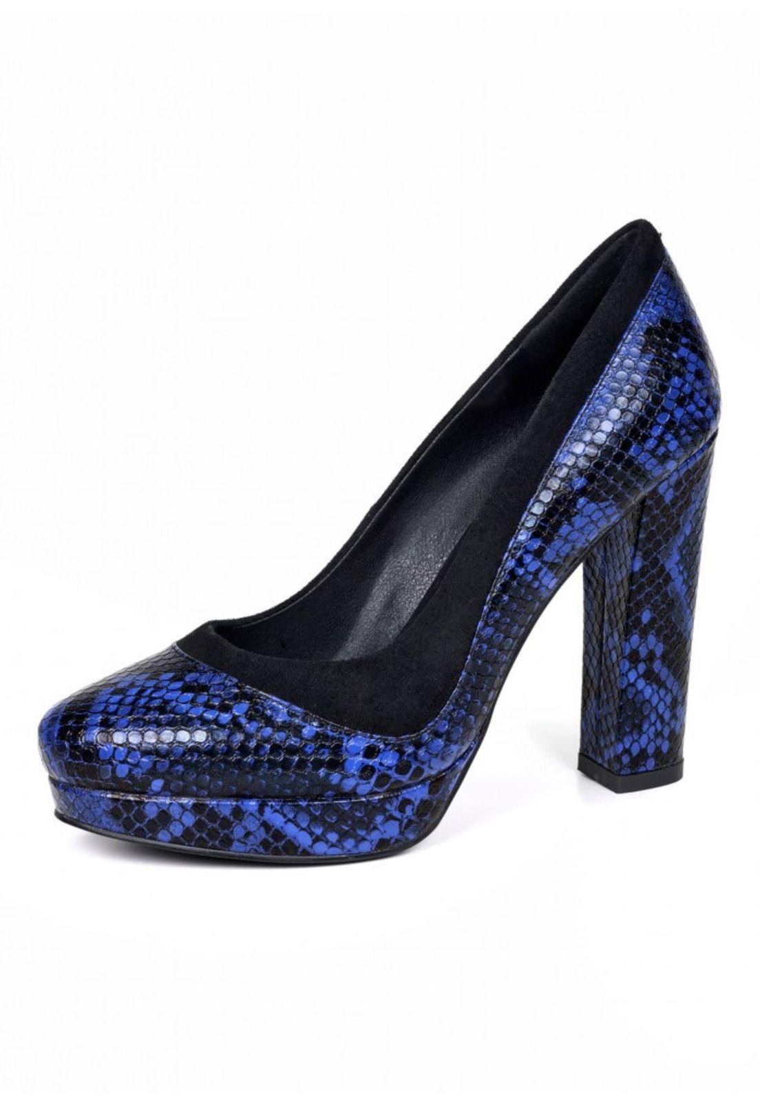 Zapato Marcela Azul-0