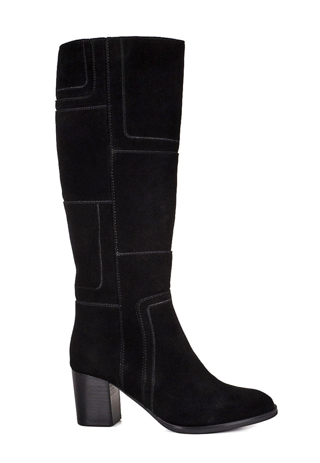 Bota Cuero Dorthe Negro-0