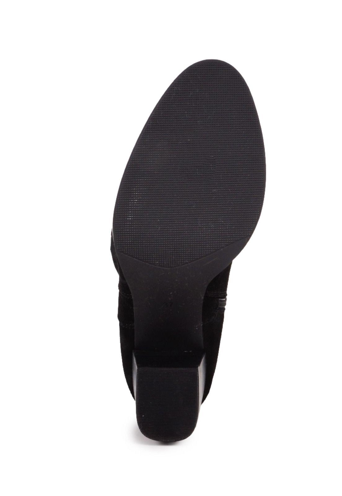 Bota Cuero Dorthe Negro-4