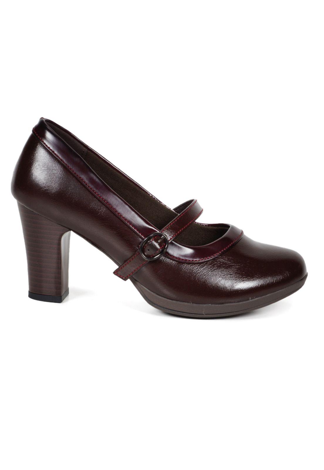 Zapato de Cueca Landy Burdeo-0