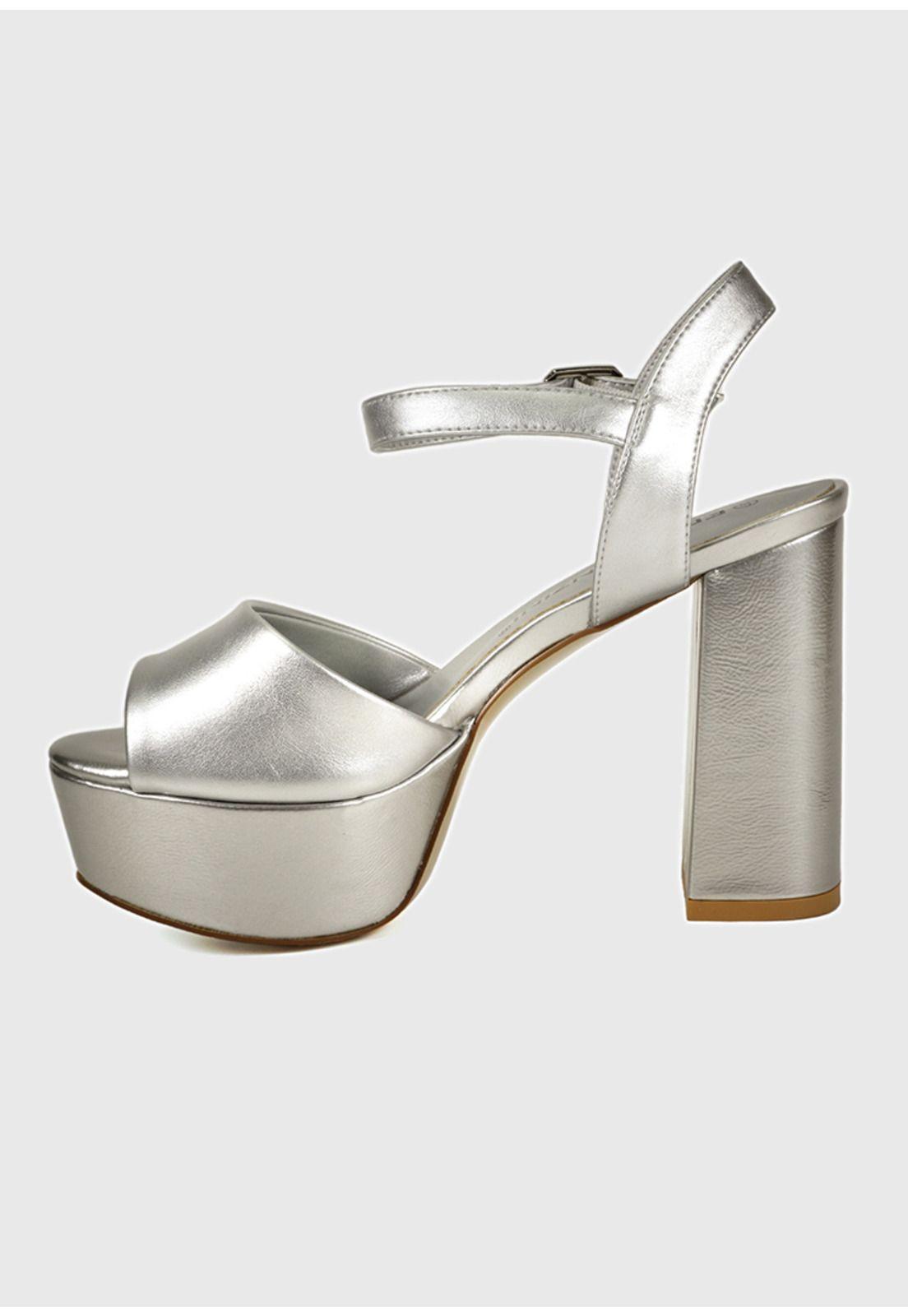 Sandalia Goldie Plateado-5