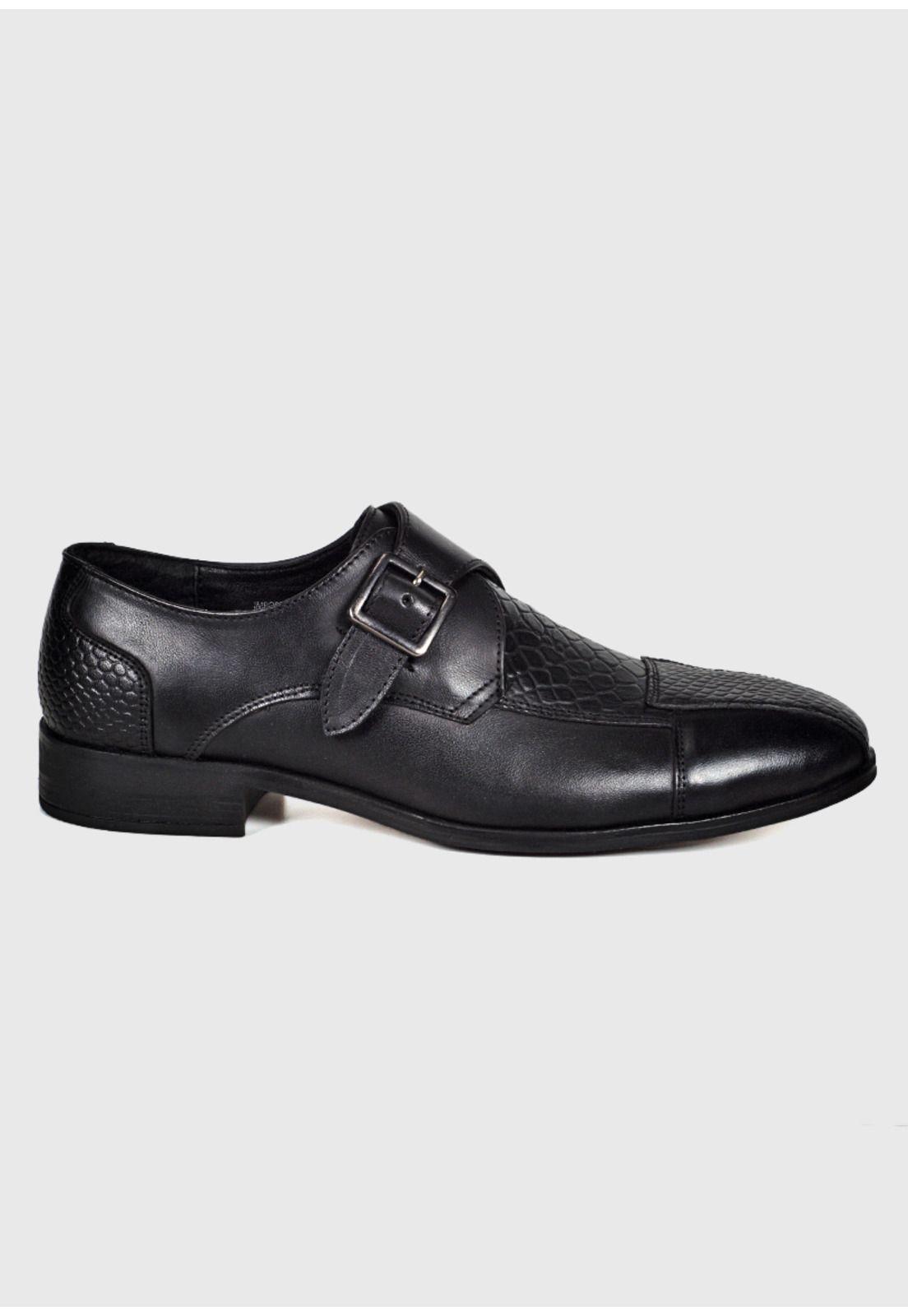Zapato Cuero Verona Negro-2