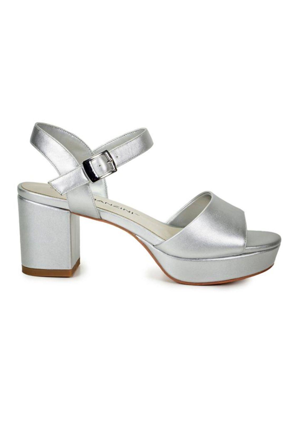 Sandalia Jim Plateado-0