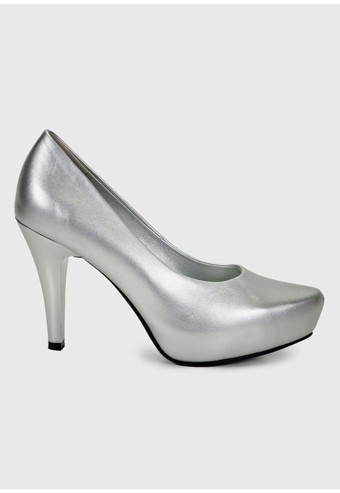 Zapato Faina Plateado-1