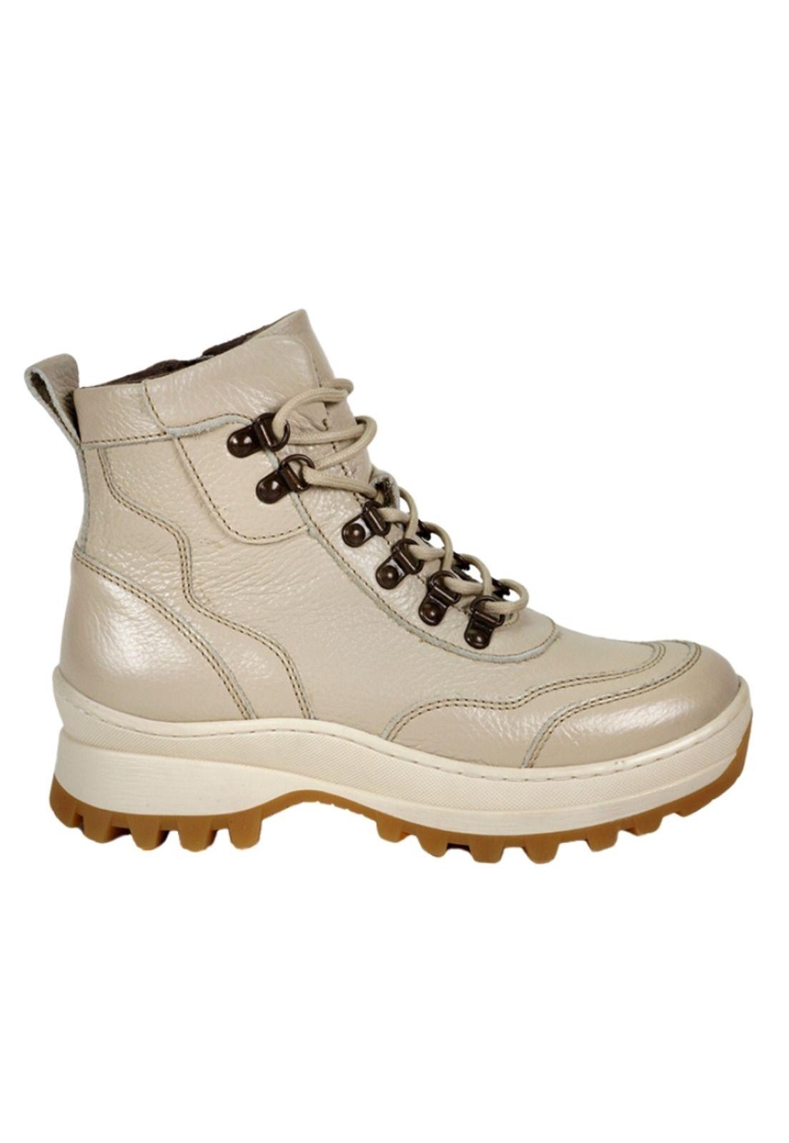 Botín Cuero Belinha Beige-0
