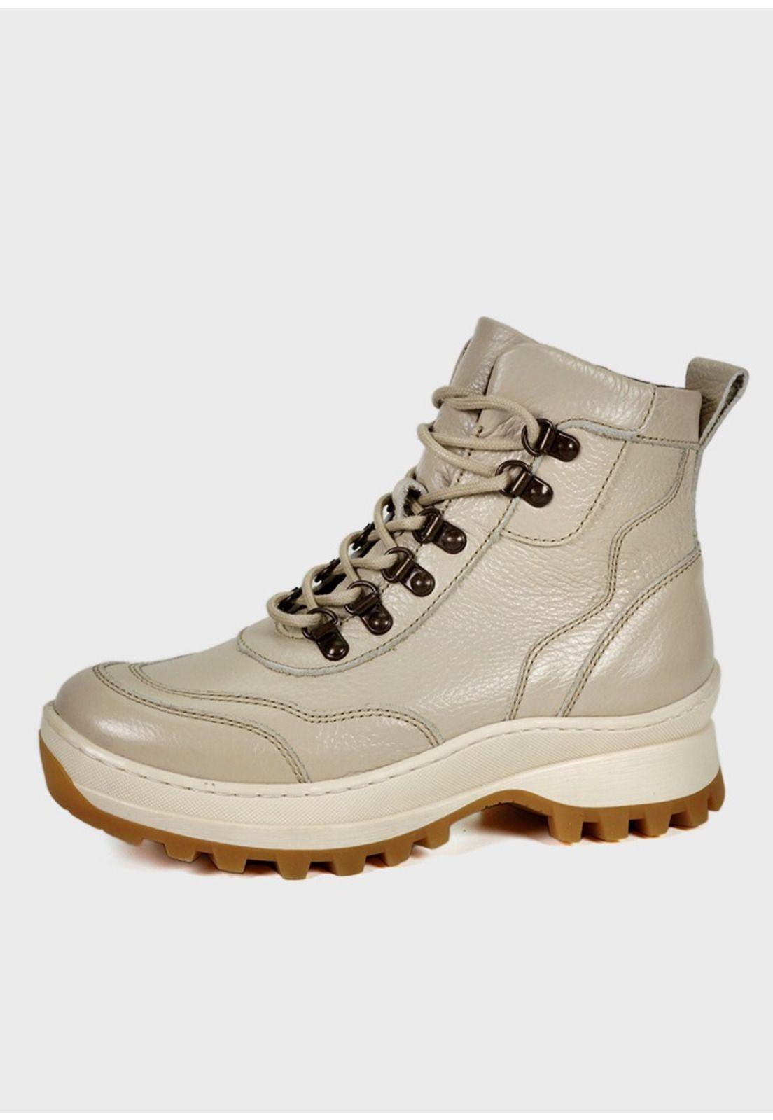 Botín Cuero Belinha Beige-1