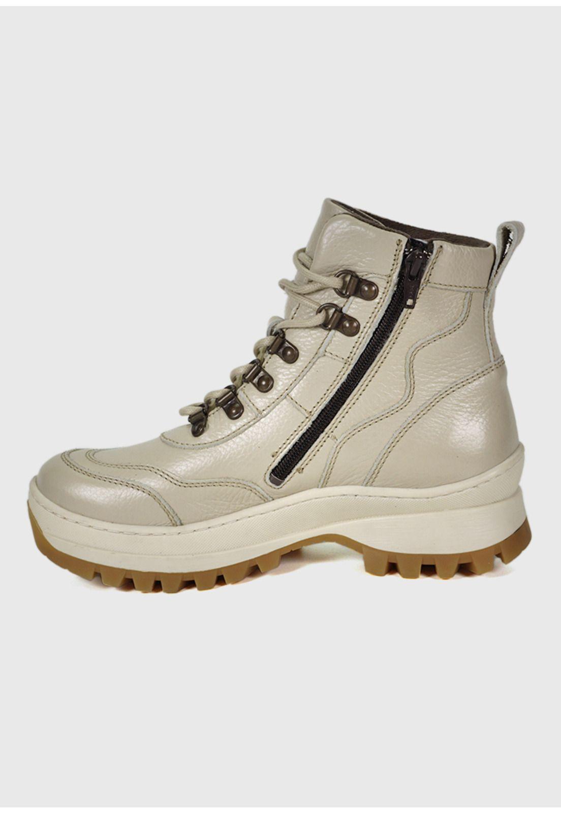 Botín Cuero Belinha Beige-5