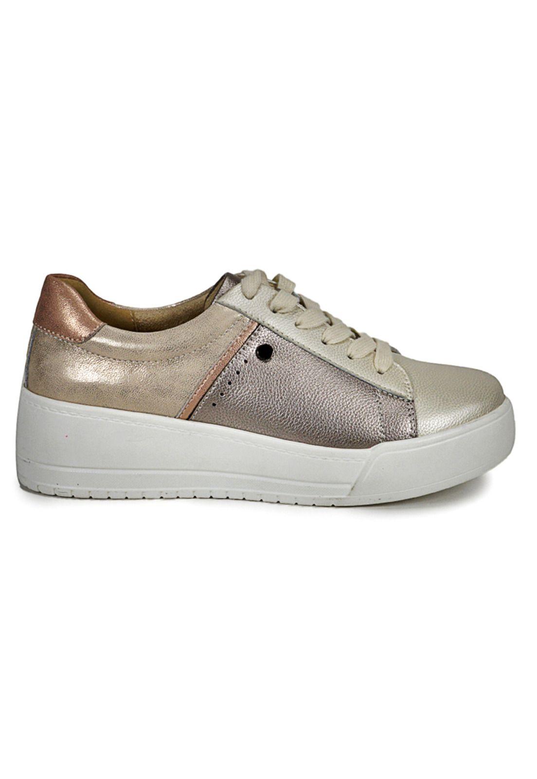 Zapatilla Cuero Bora Bronce-1