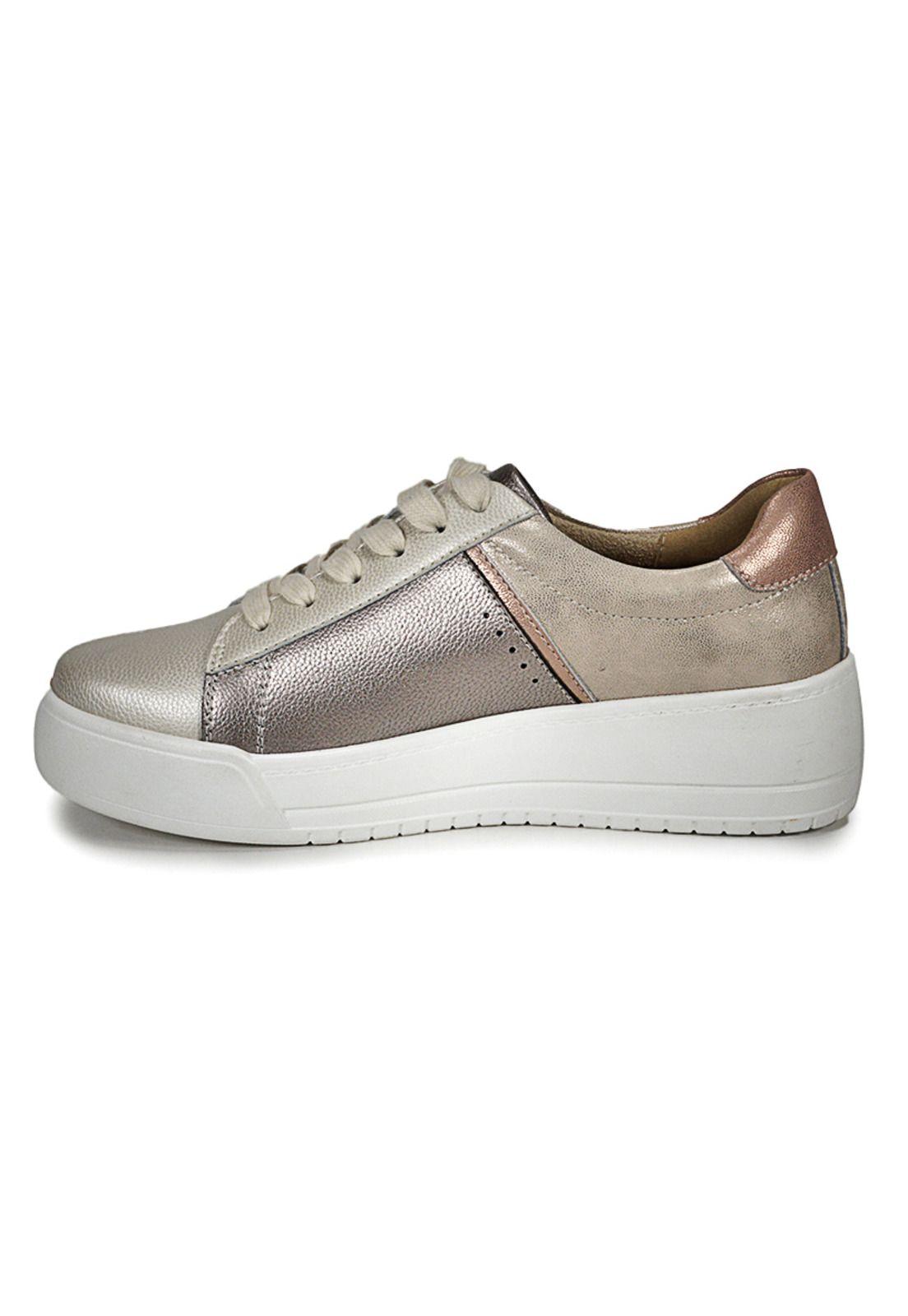 Zapatilla Cuero Bora Bronce-4