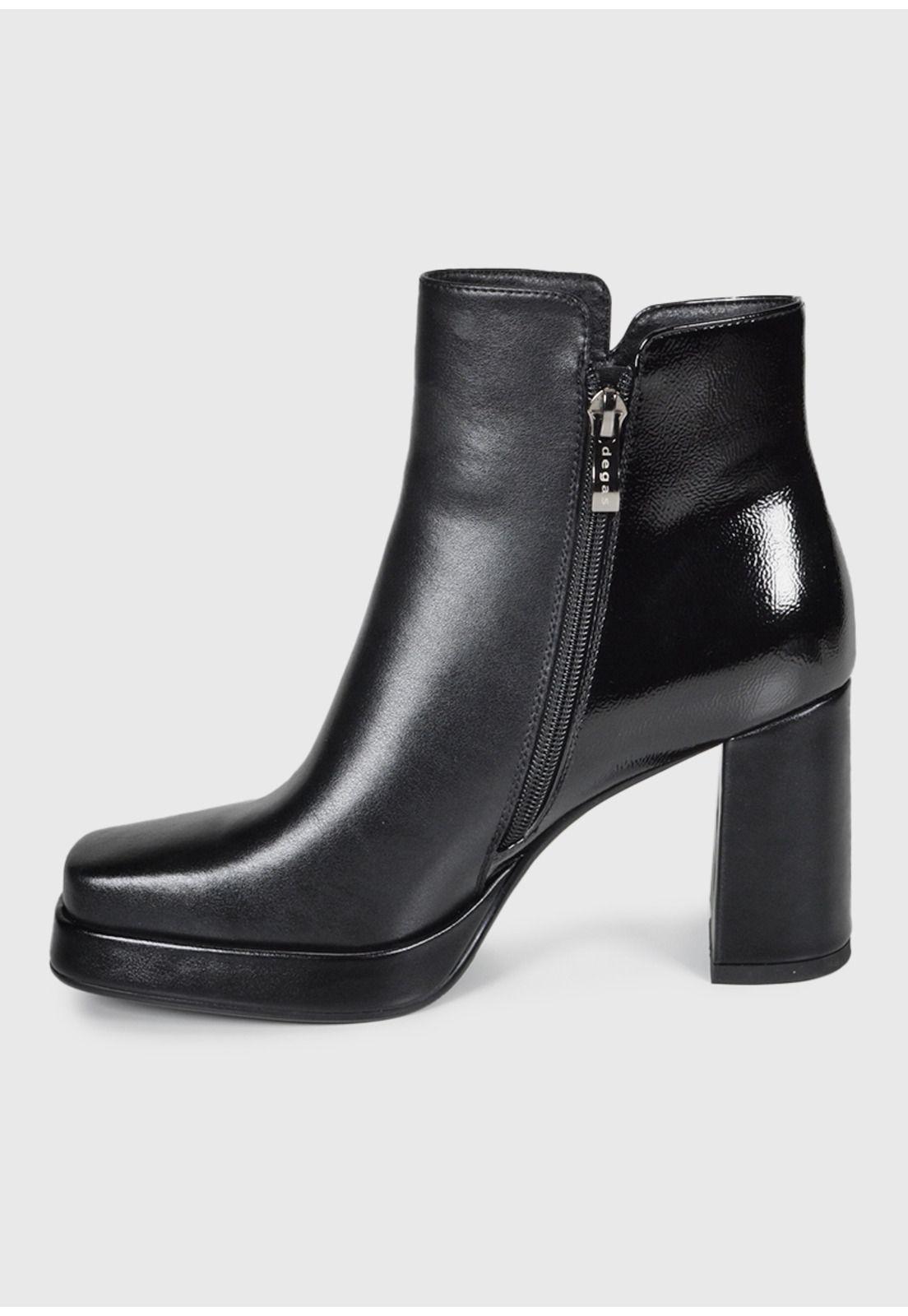 Botín Mujer Cuero Gozde Negro-5