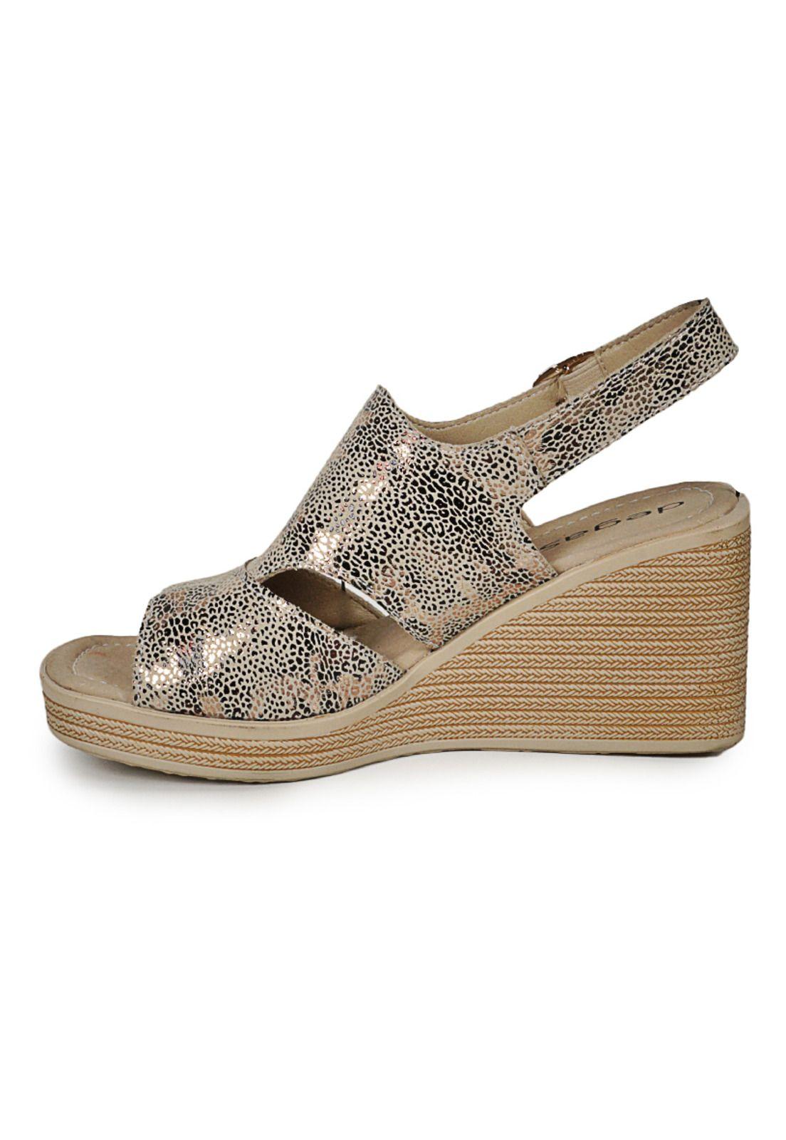 Sandalia Cuero Eines Beige-4
