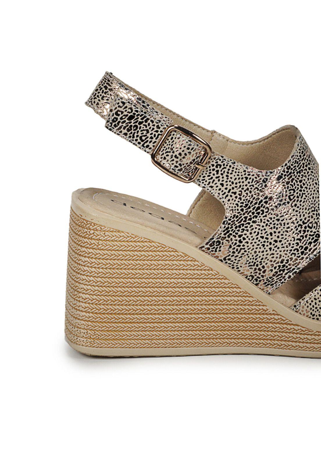 Sandalia Cuero Eines Beige-5