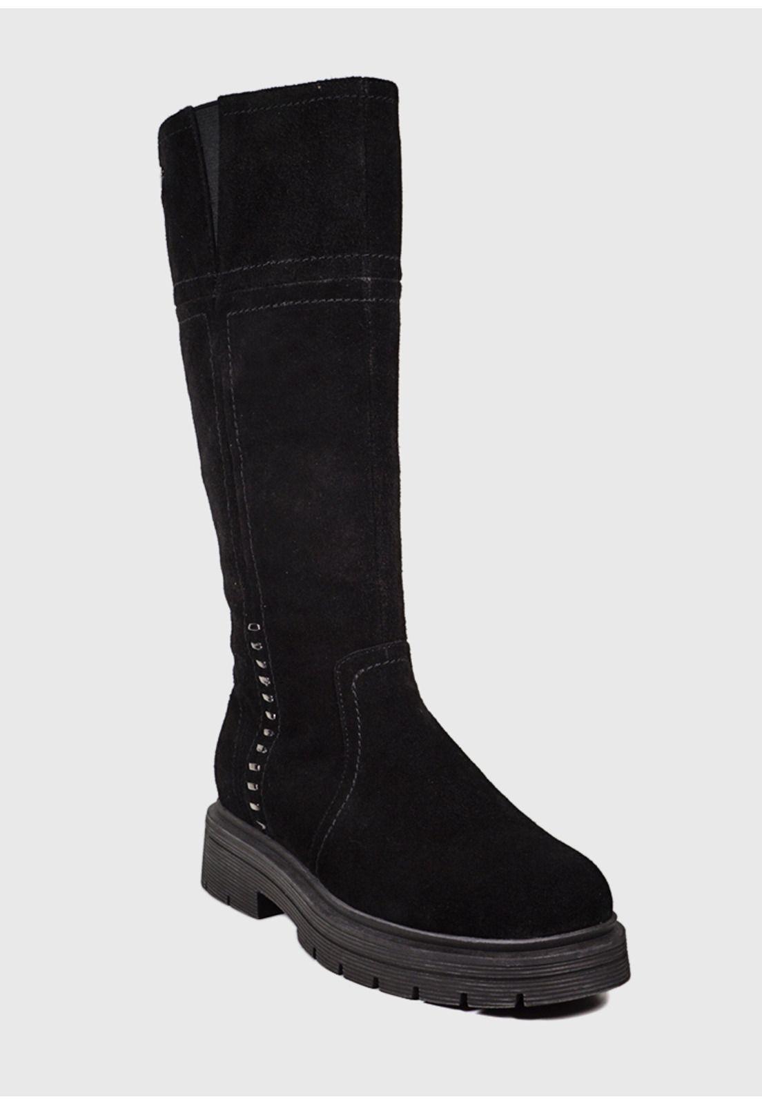 Bota Cuero Nalcas Negro-3