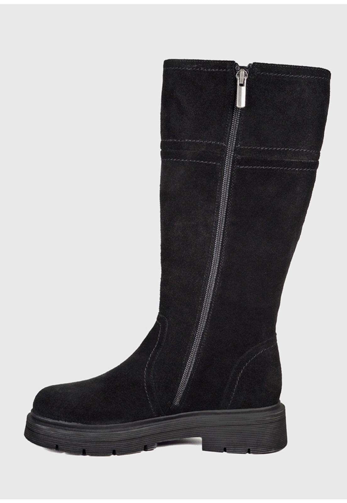 Bota Cuero Nalcas Negro-5