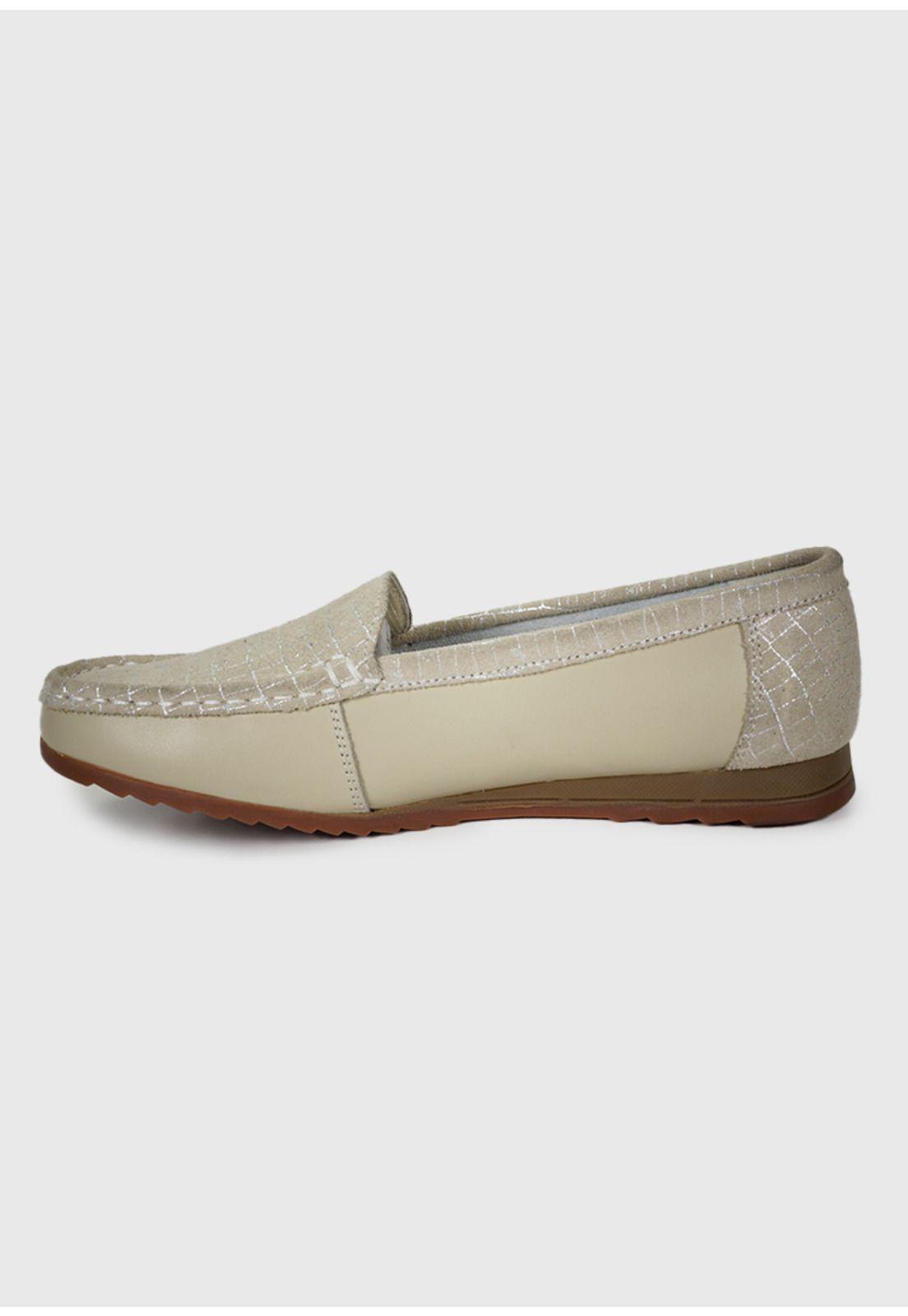 Mocasín Cuero Ethel Beige-5