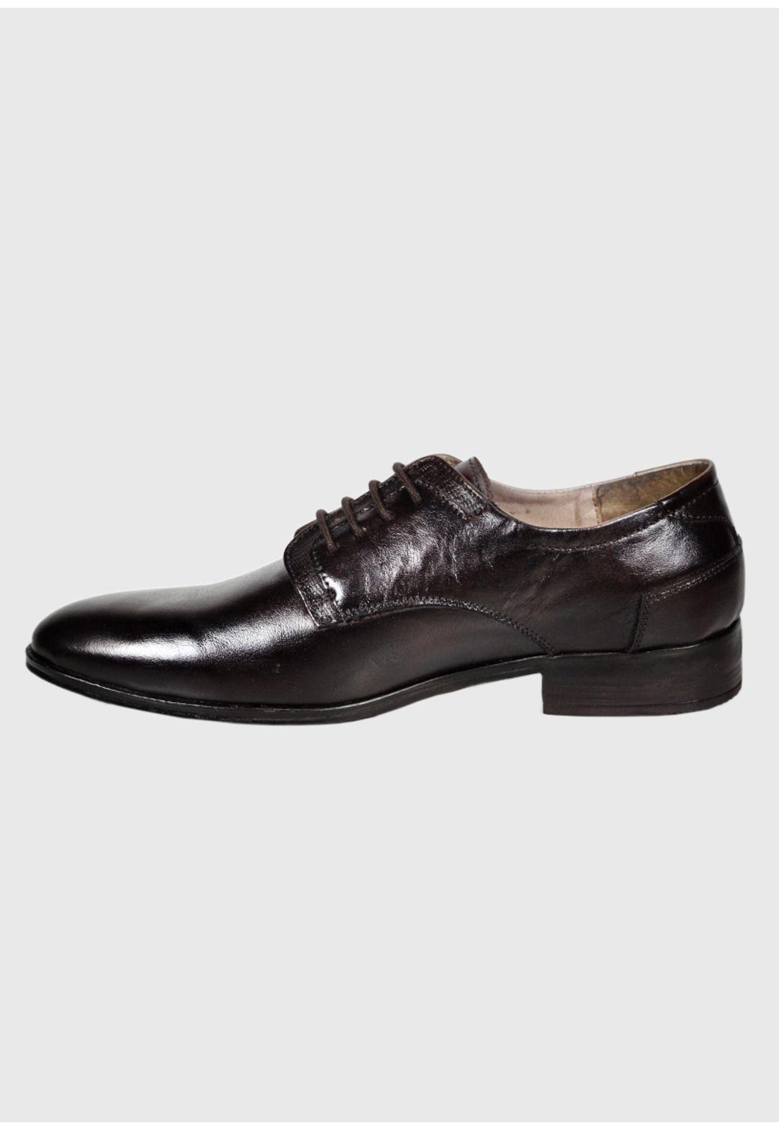 Zapato Cuero Milan Café Oscuro-5