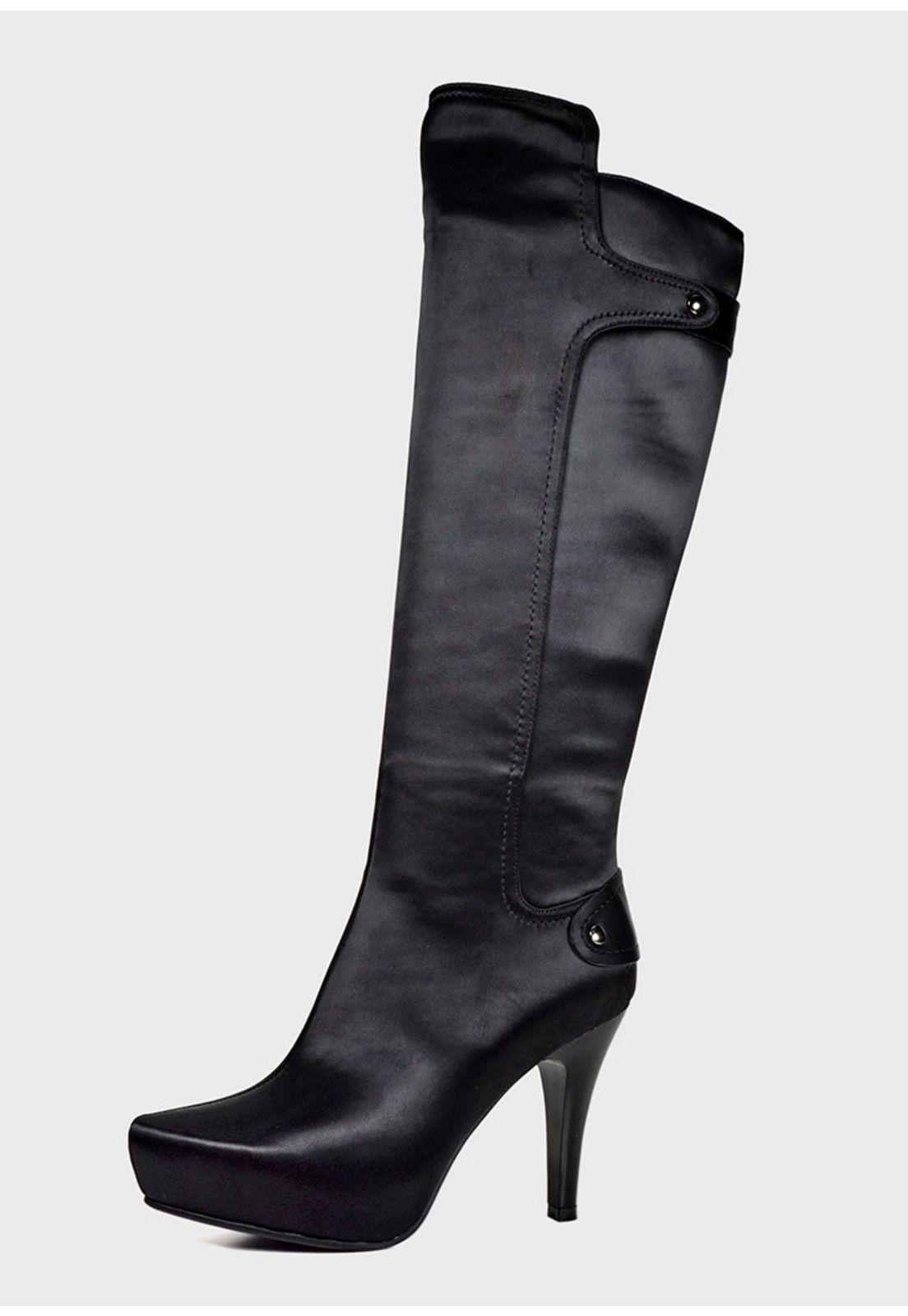 Bota Hamilton Negro Satin-0