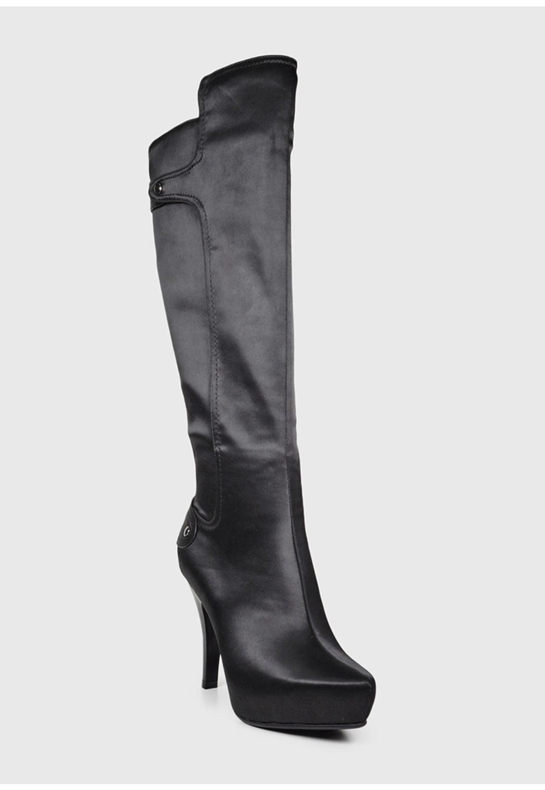 Bota Hamilton Negro Satin-2