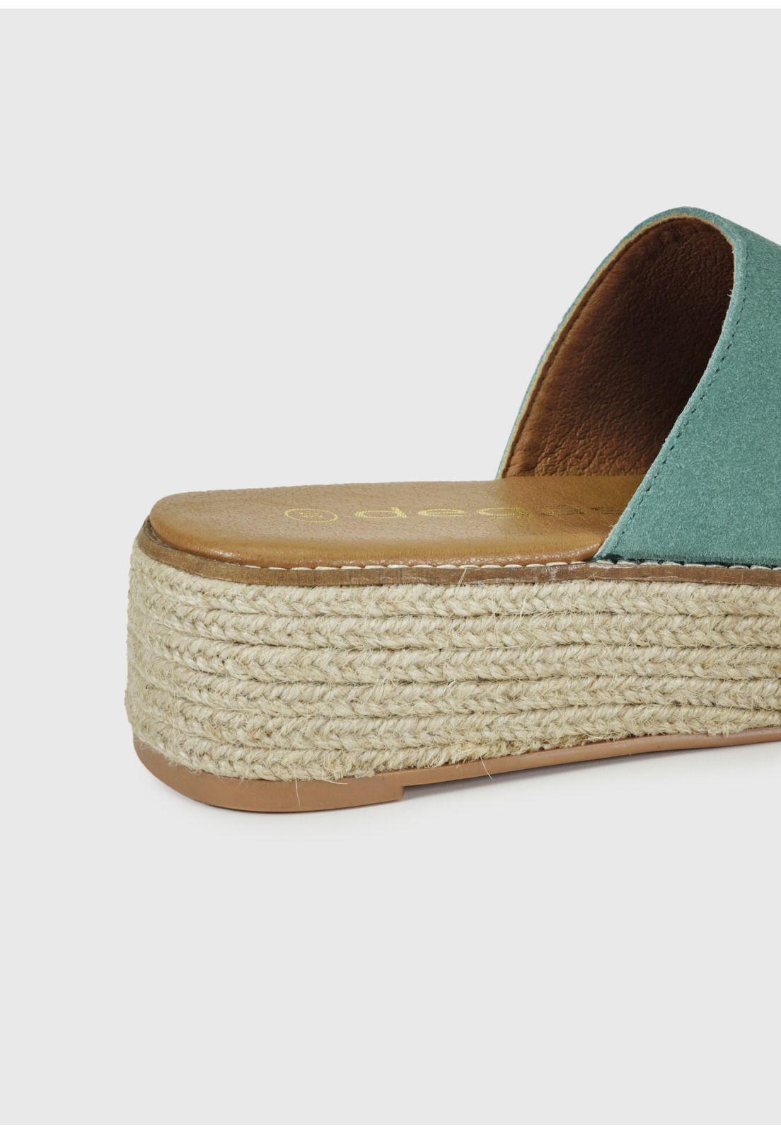 Sandalia Madeira Verde-6