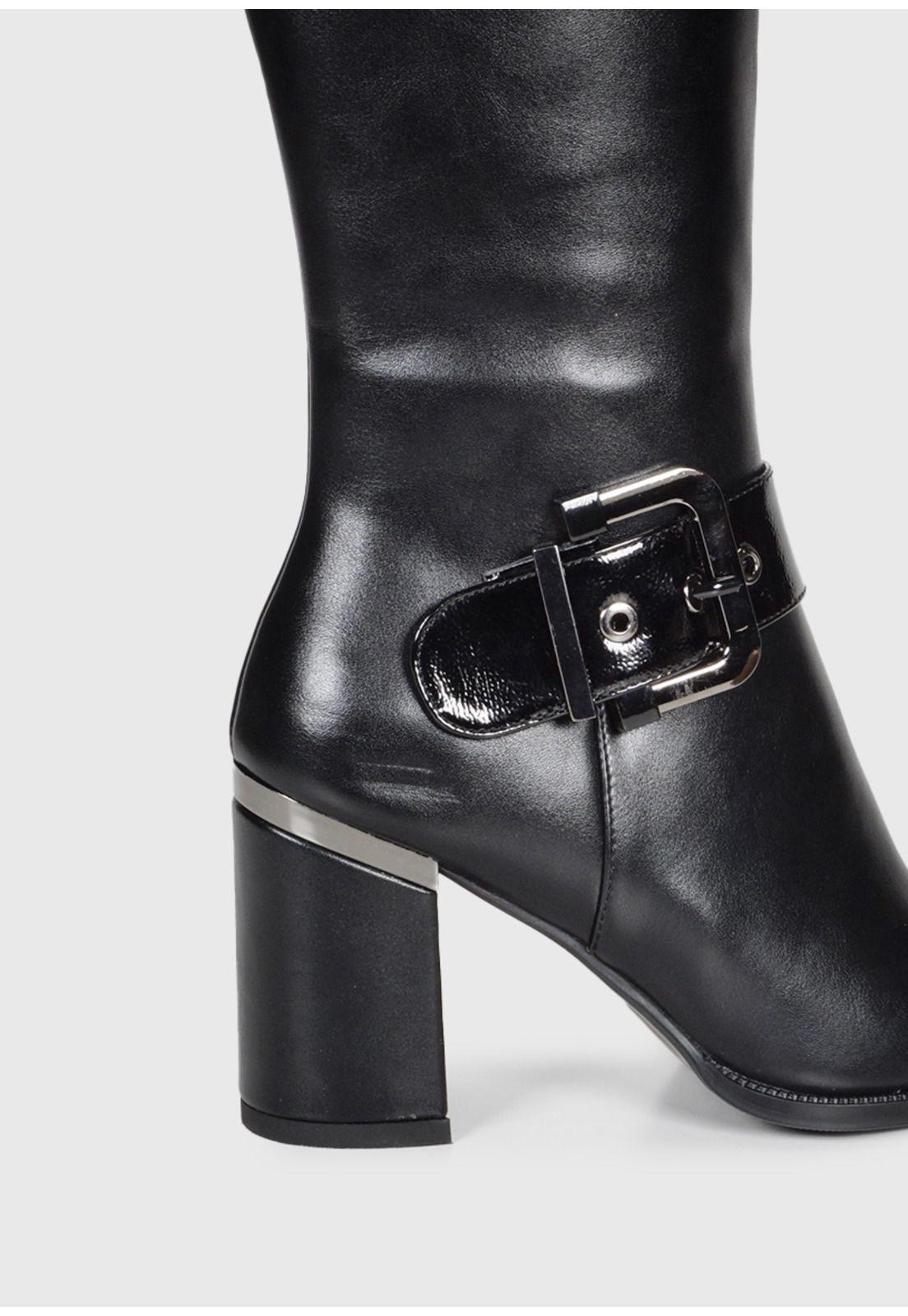 Bota Mujer Liena Negro -4