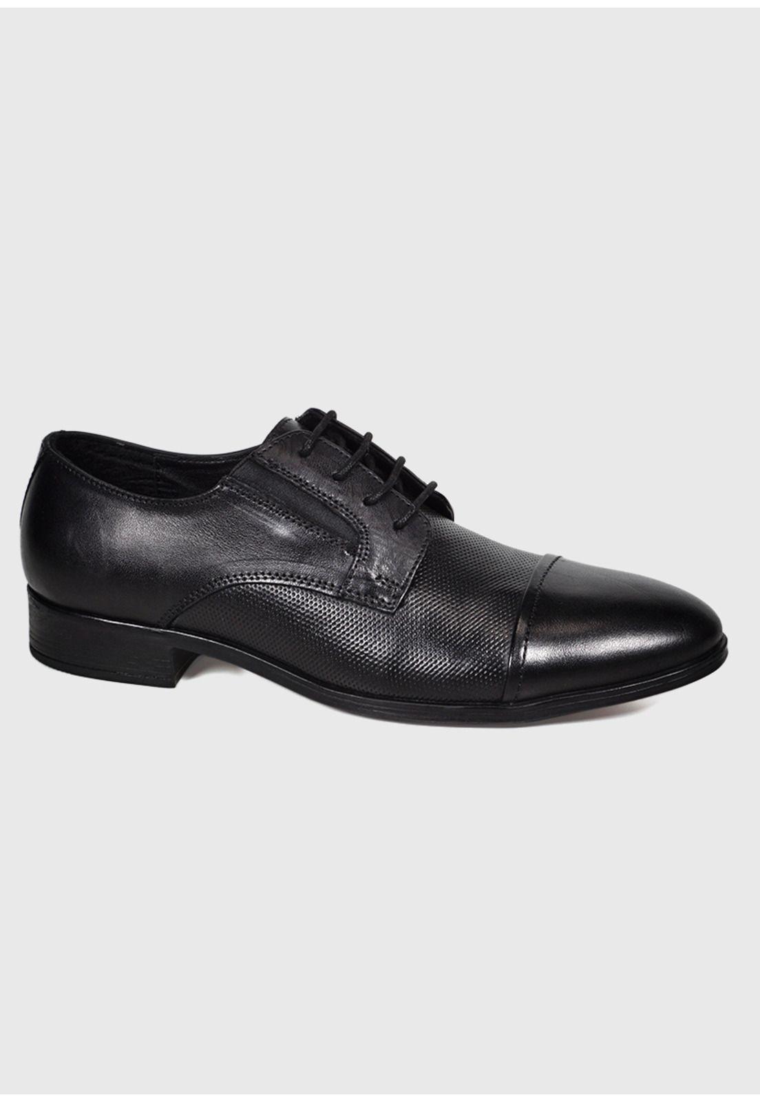 Zapato Cuero Roma Negro-1