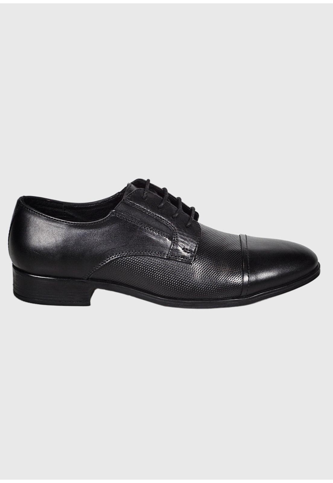 Zapato Cuero Roma Negro-2