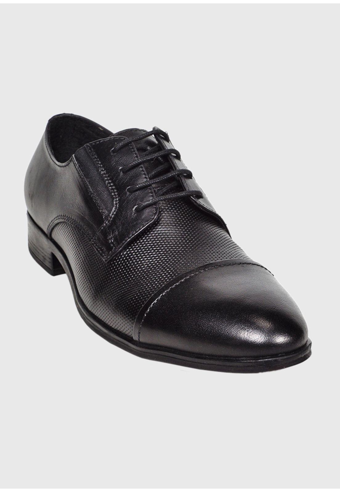 Zapato Cuero Roma Negro-3