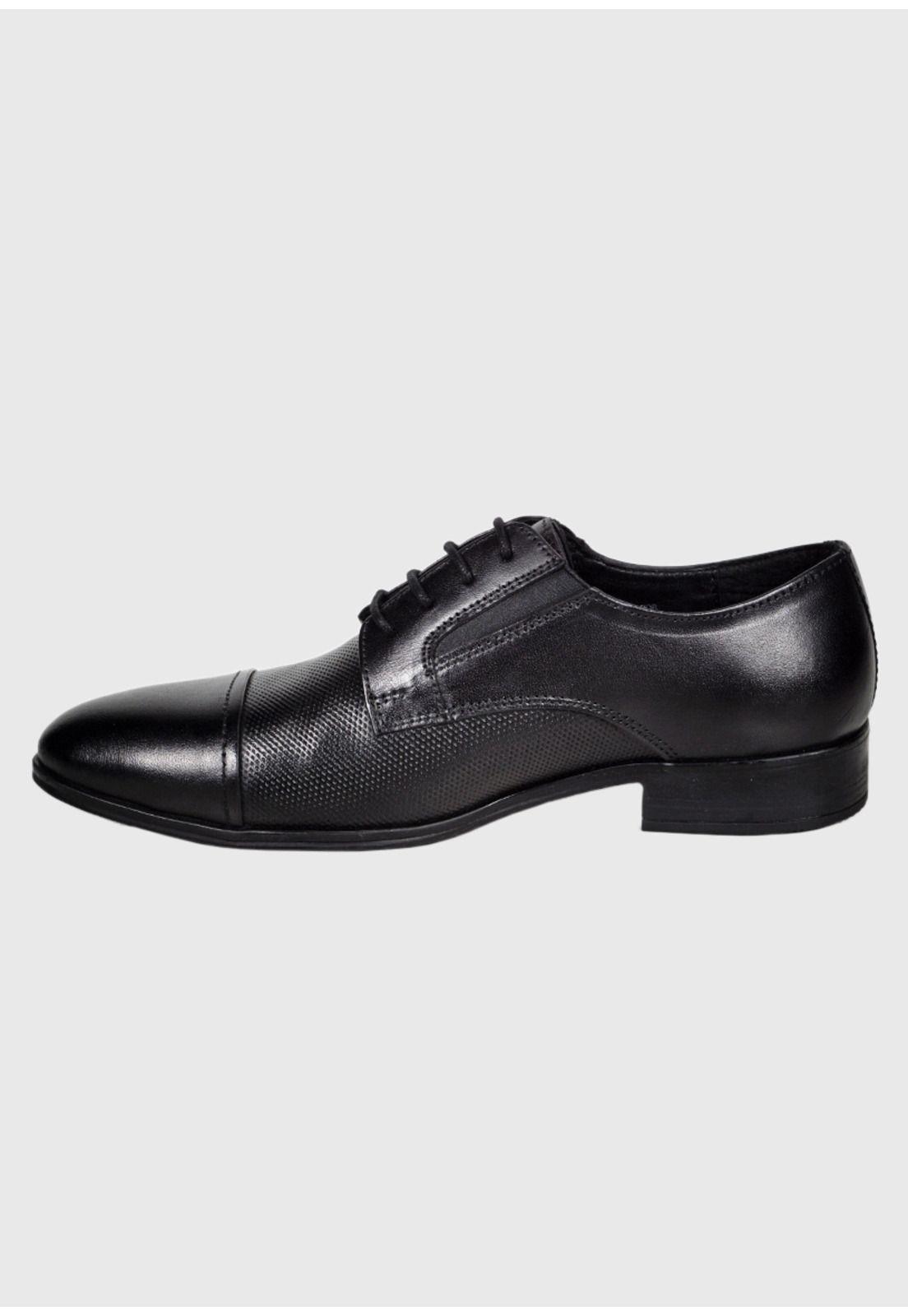 Zapato Cuero Roma Negro-5