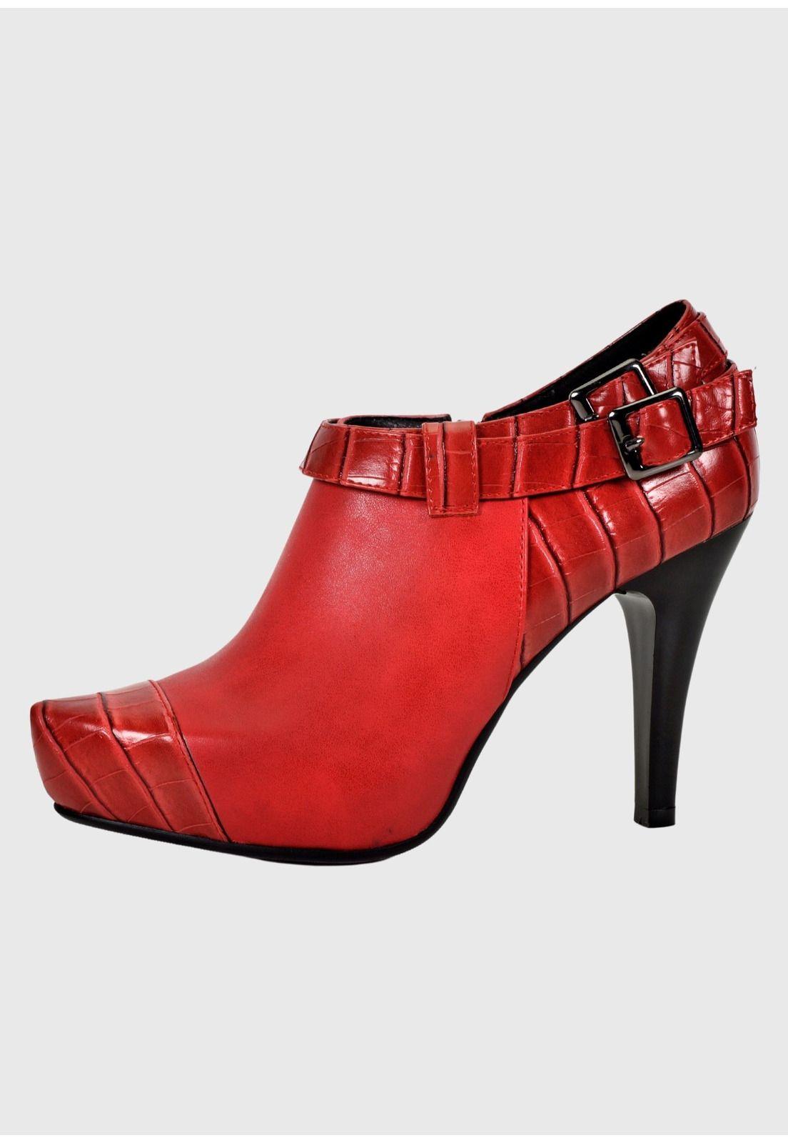 Zapato Carlota Rojo-0