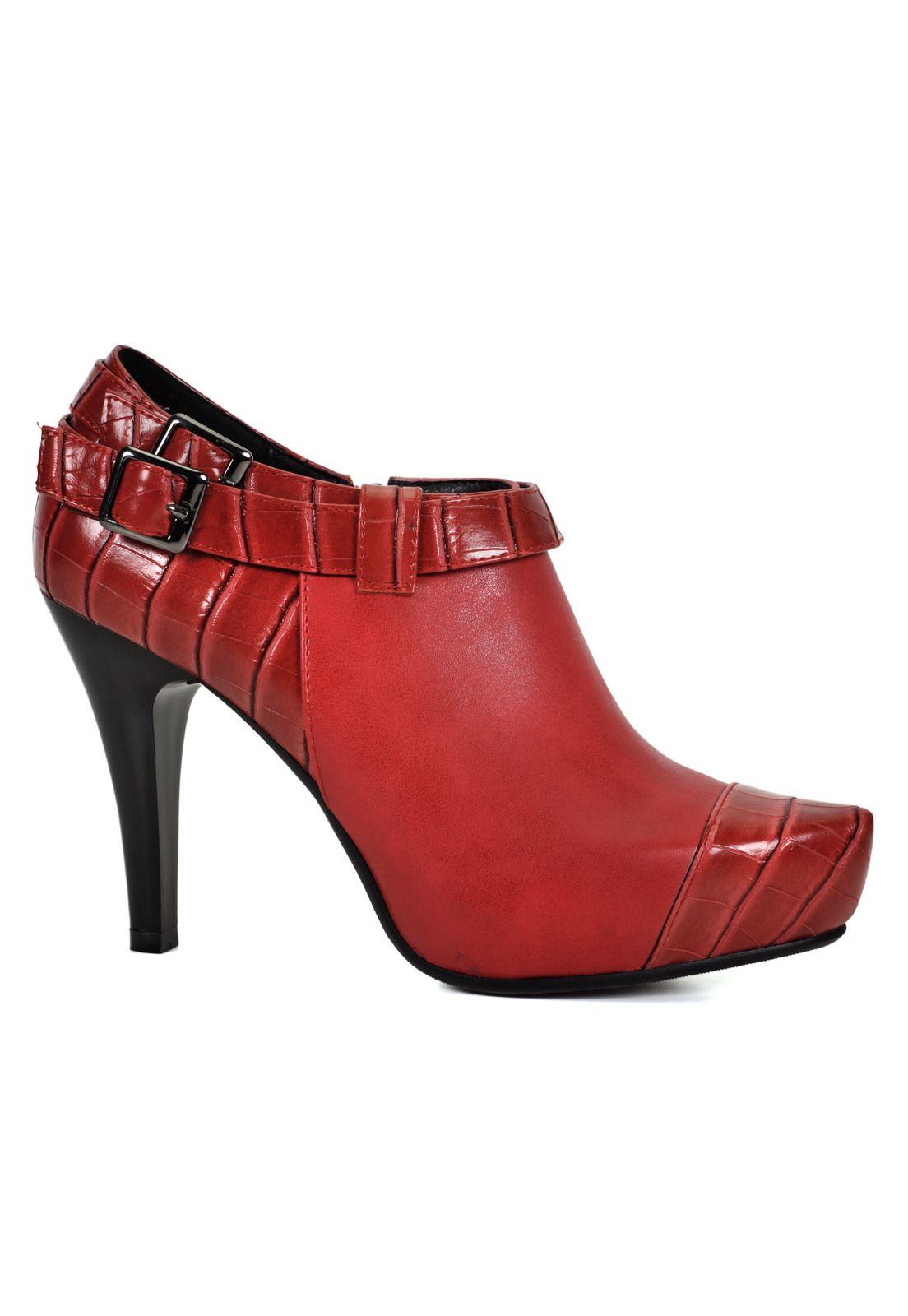Zapato Carlota Rojo-1