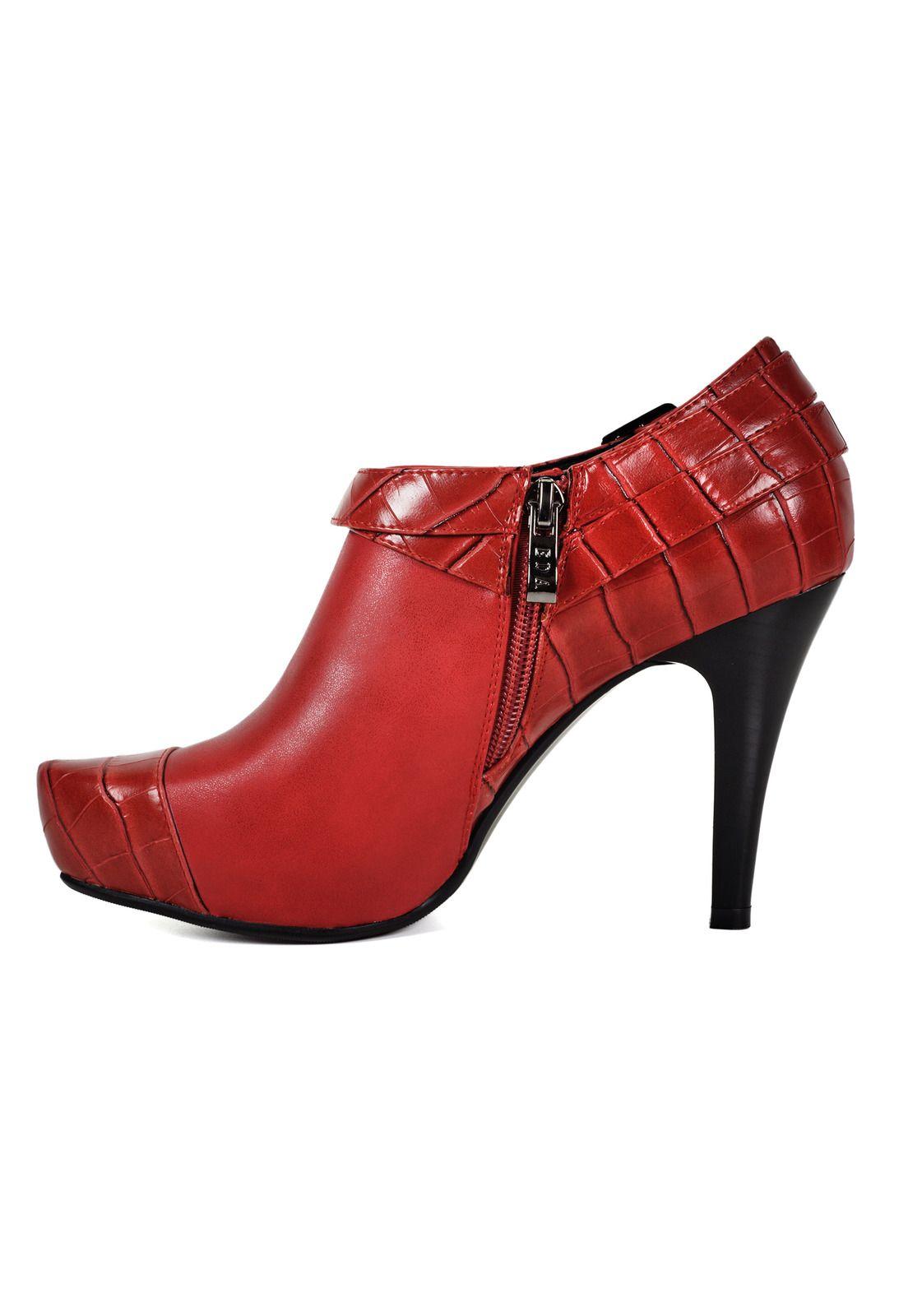 Zapato Carlota Rojo-3