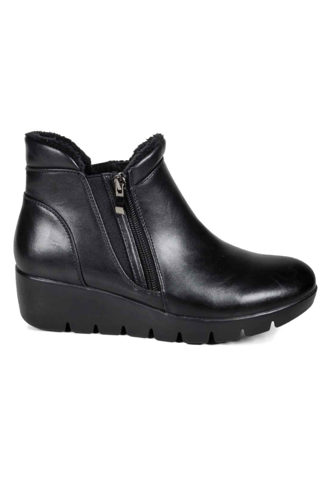 Botín Mujer Linoria Negro -0