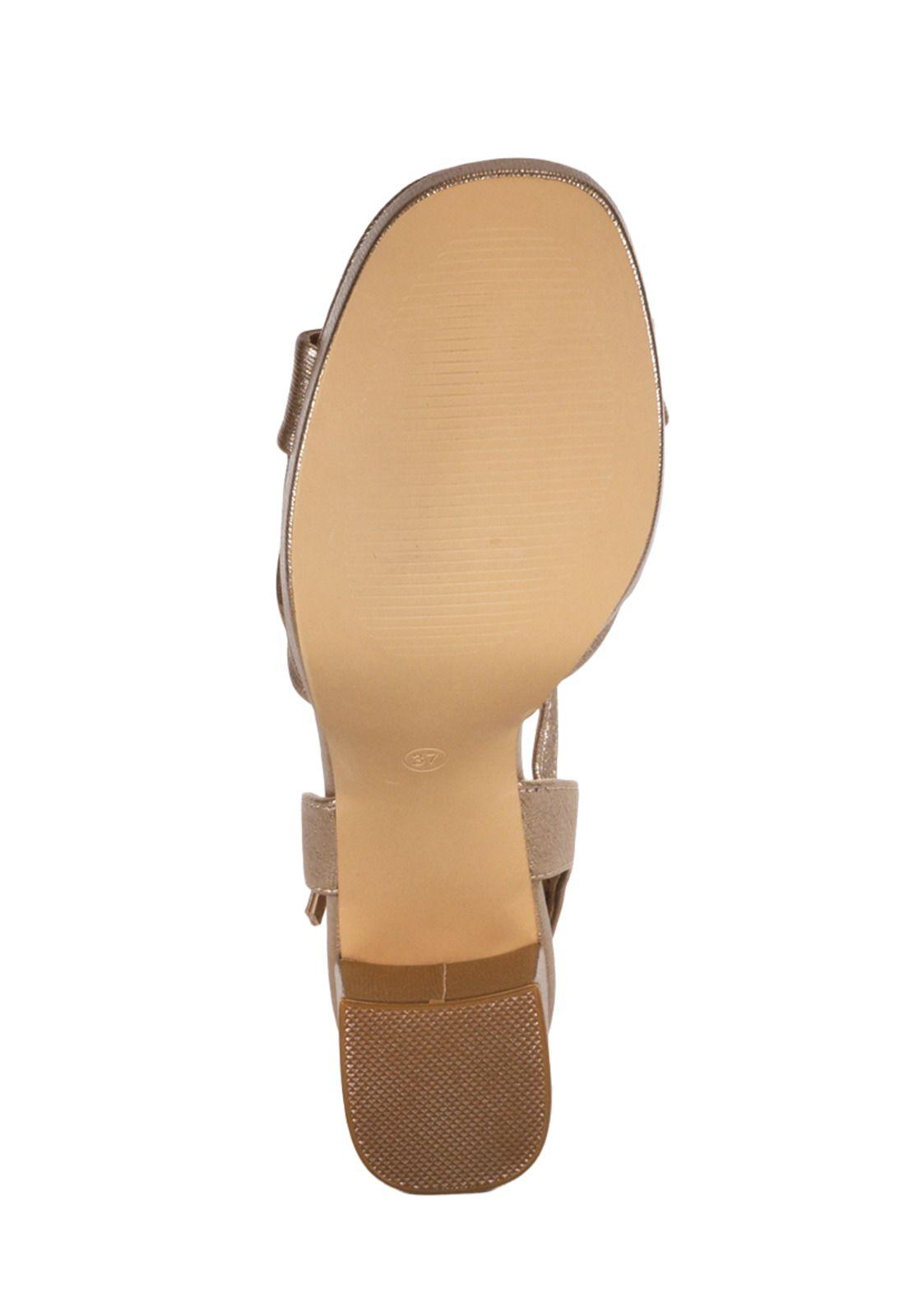 Sandalia Jordina Dorado-5